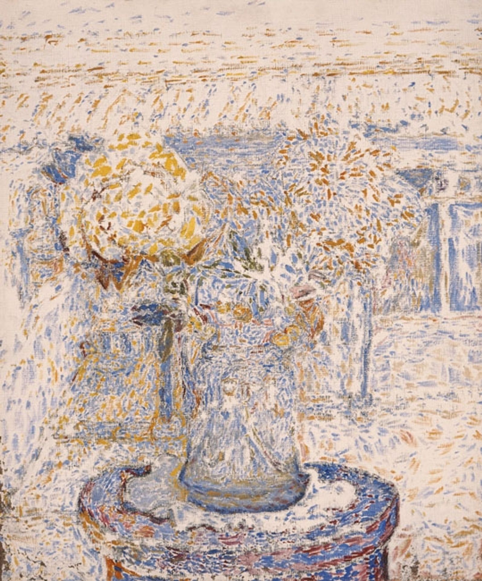 Vase of Flowers (dark colors) by Spyros Papaloukas