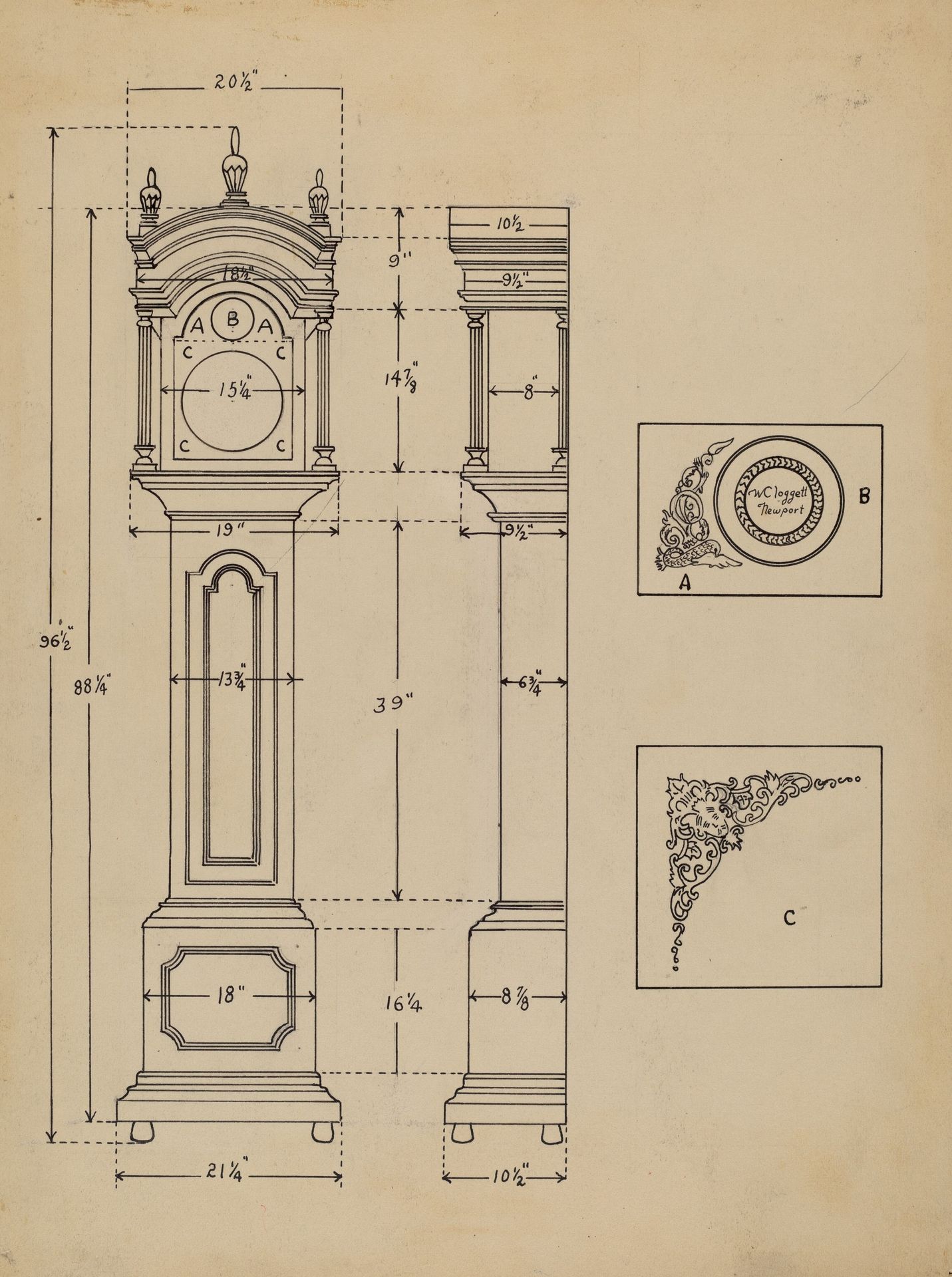 Clock by John Dieterich