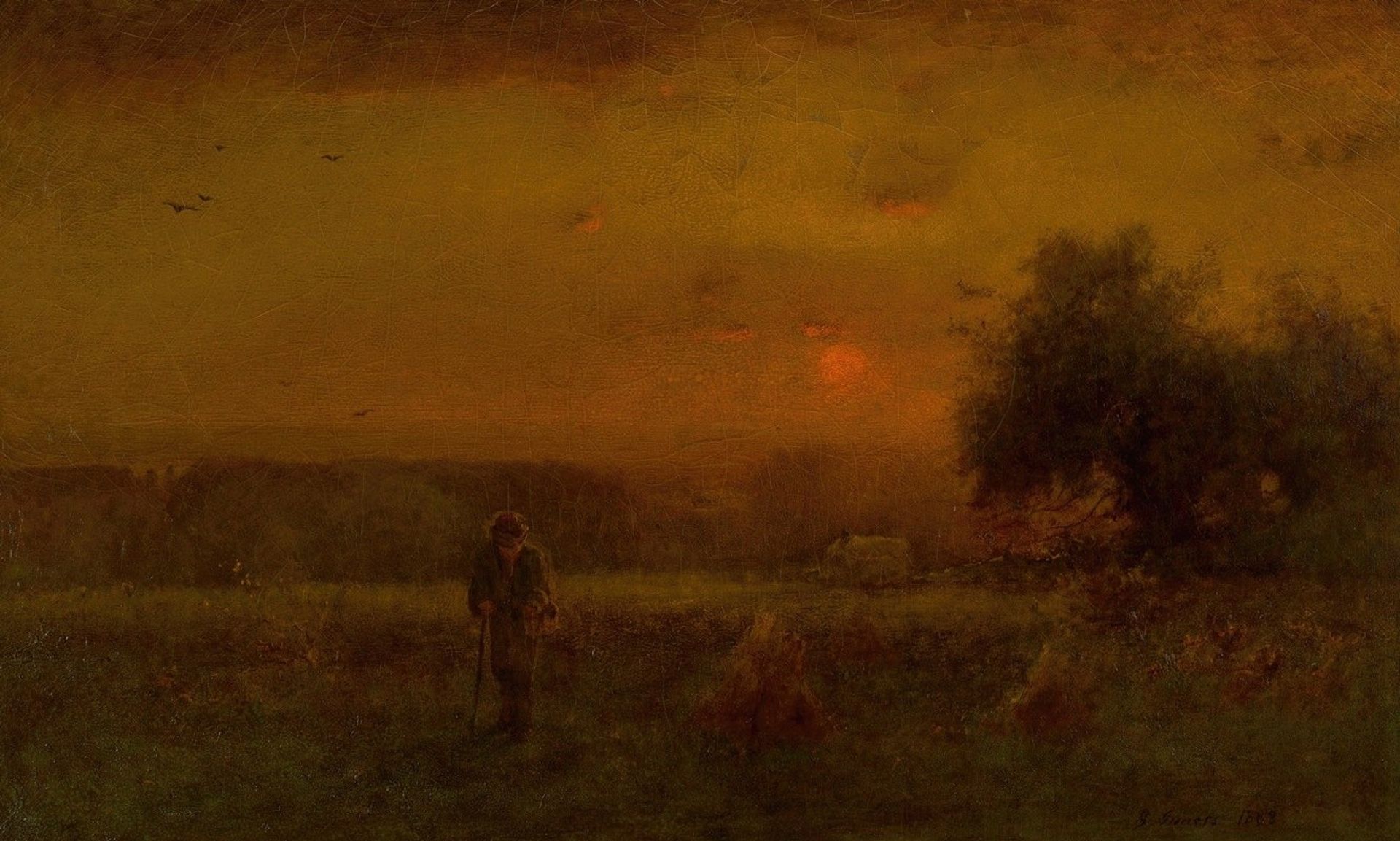 Evening Glow by George Inness