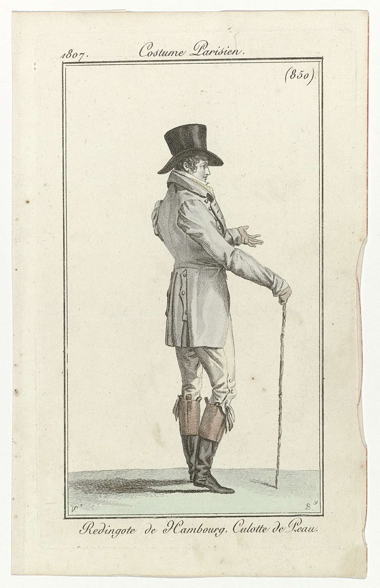 Journal des Dames et des Modes: Men’s Fashion by Pierre Charles Baquoy