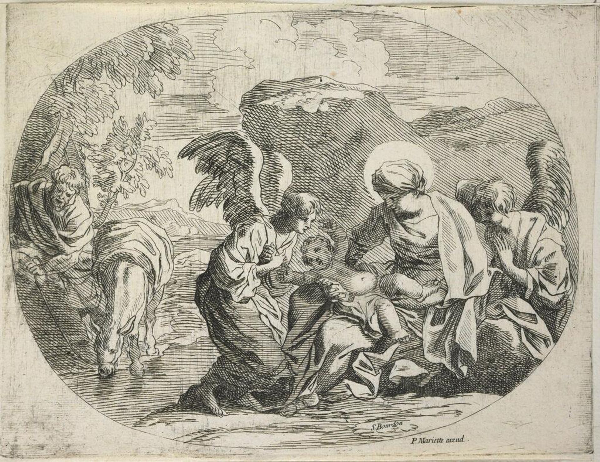 Rest on the Flight into Egypt by Anonymous