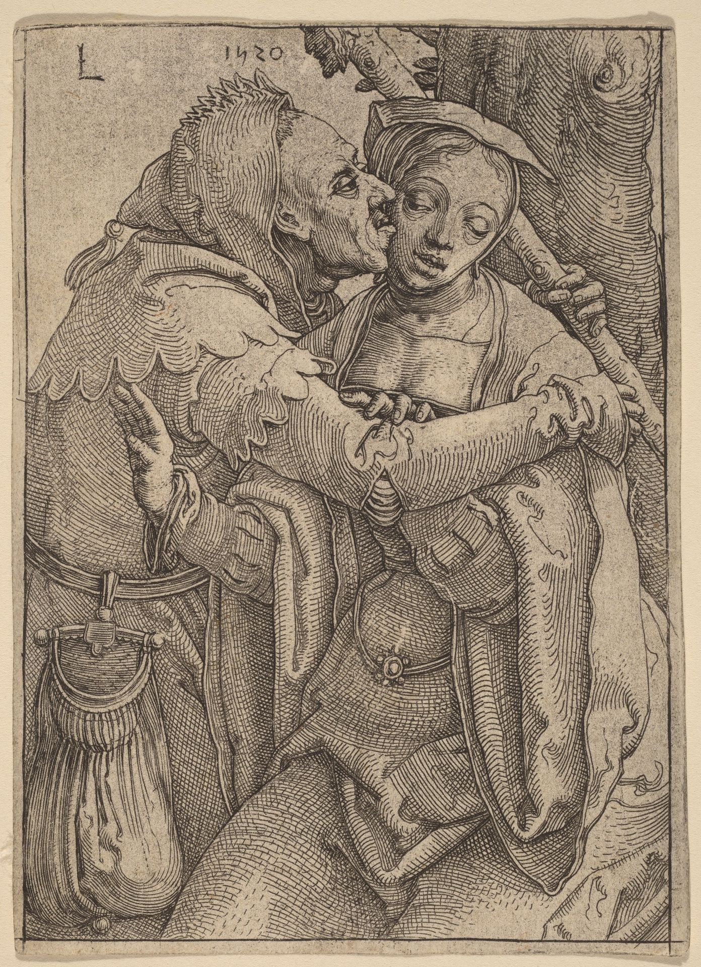 The Fool and the Woman by Lucas van Leyden