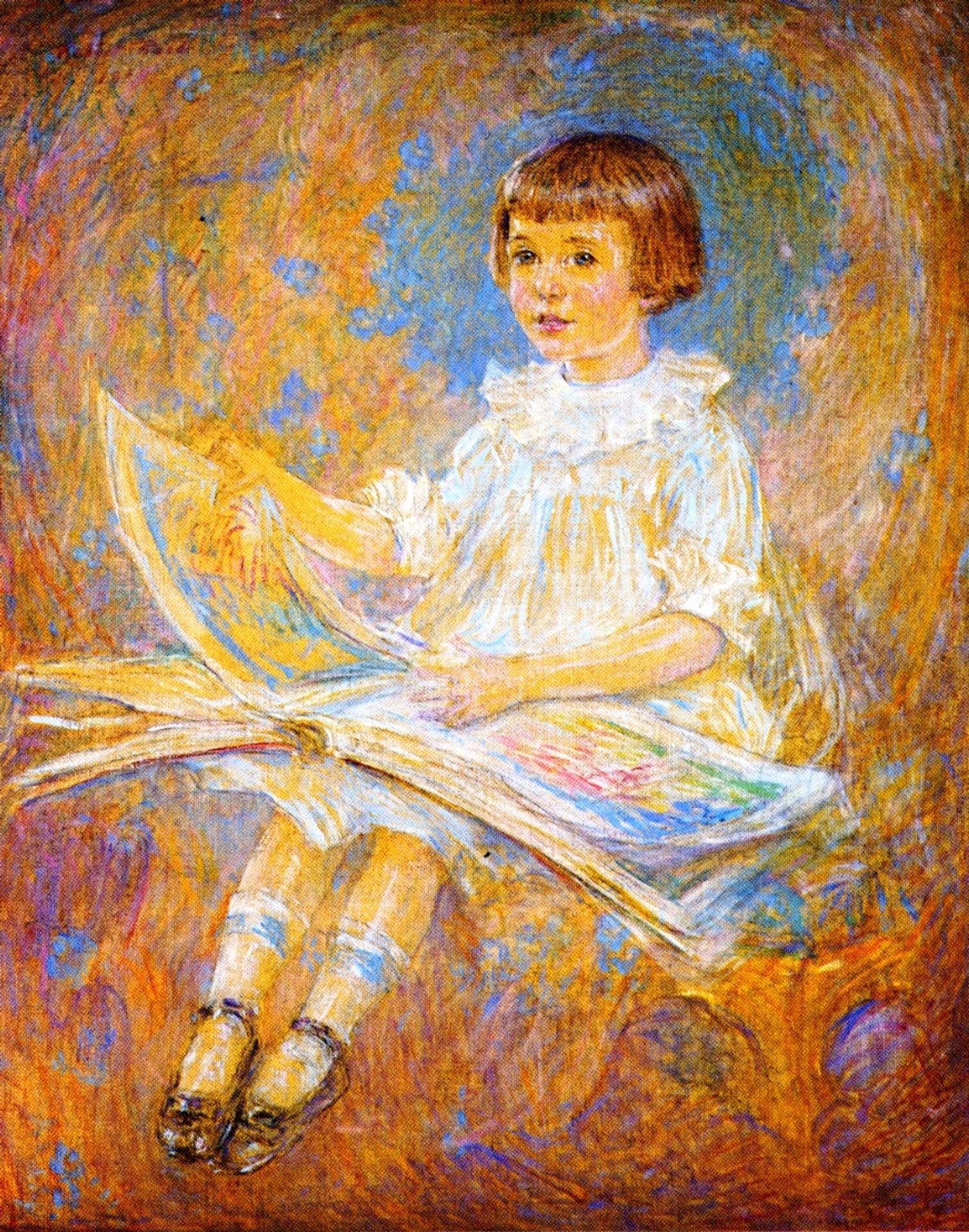 Portrait of a Young Girl by Robert Lewis Reid