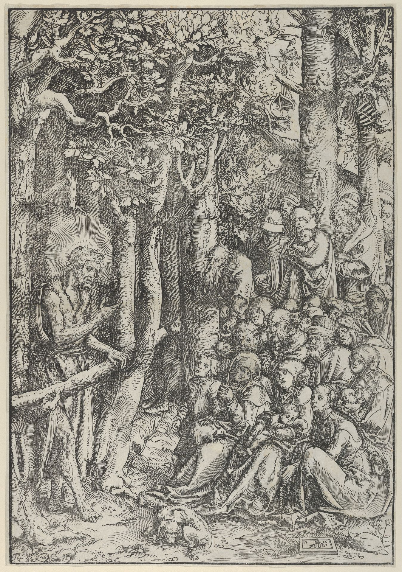 The Sermon of St.John the Baptist by Lucas Cranach the Elder