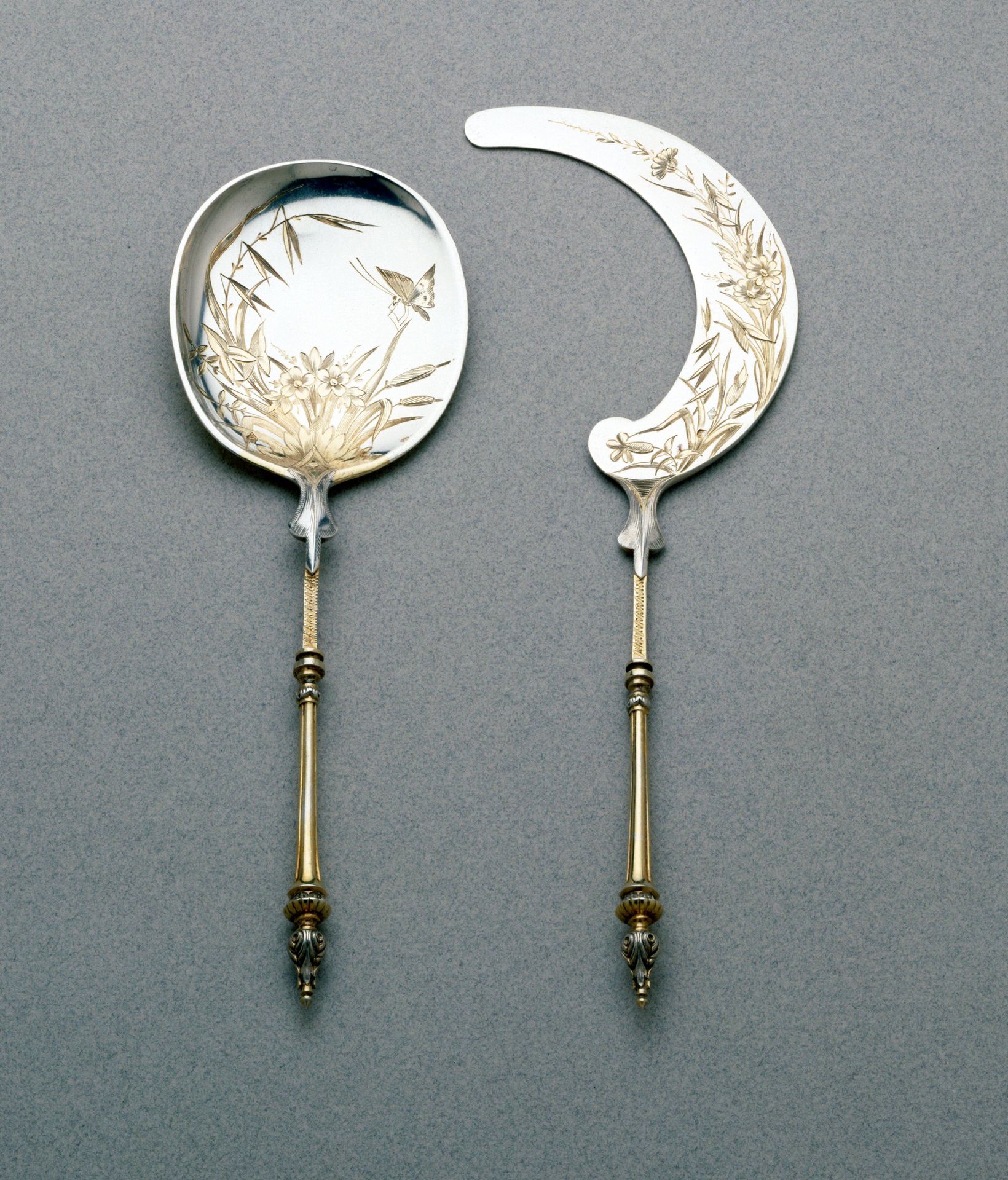 Cake Knife and Server by Anonymous