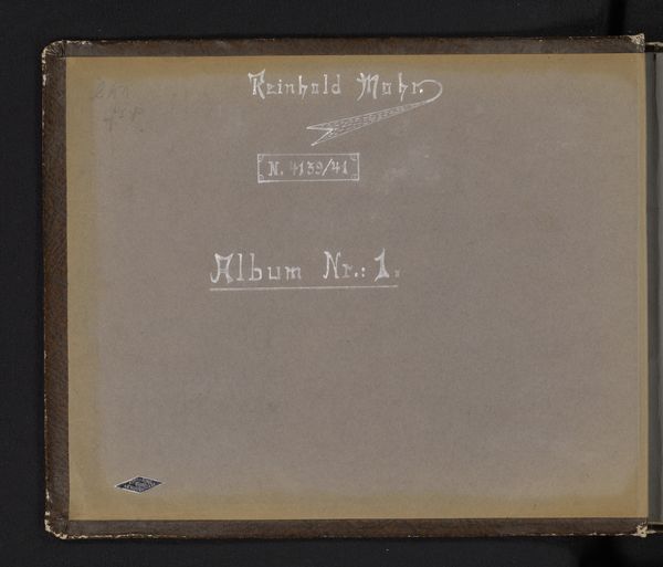 Schutblad fotoalbum Kriegsmarine