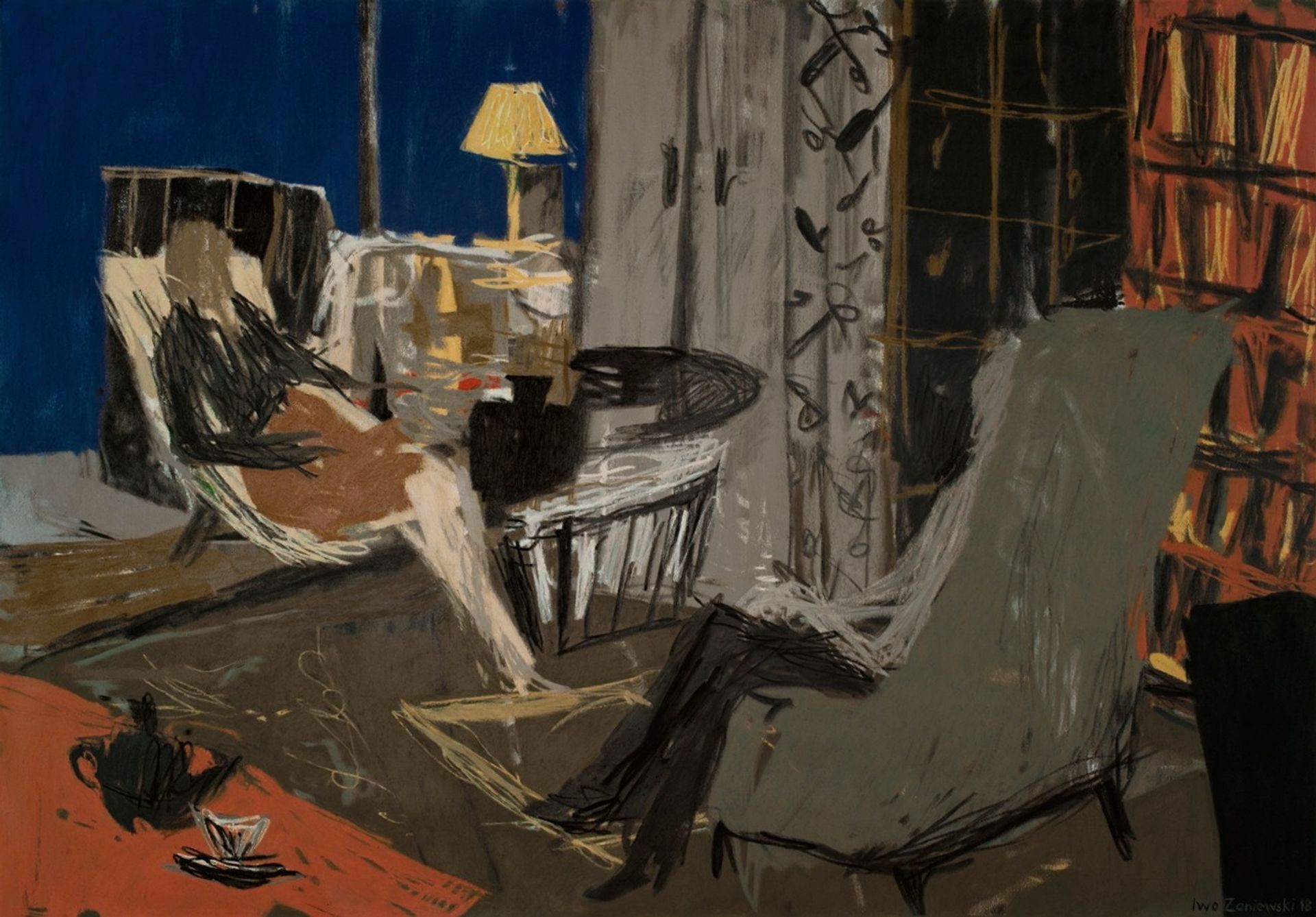 Conversation in London by Iwo Zaniewski