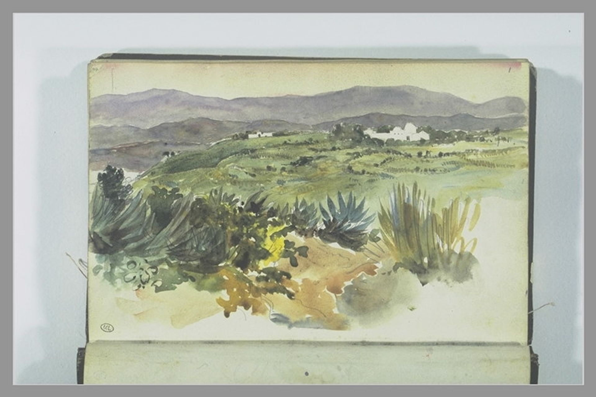 Landscape near Tangier by Eugène Delacroix
