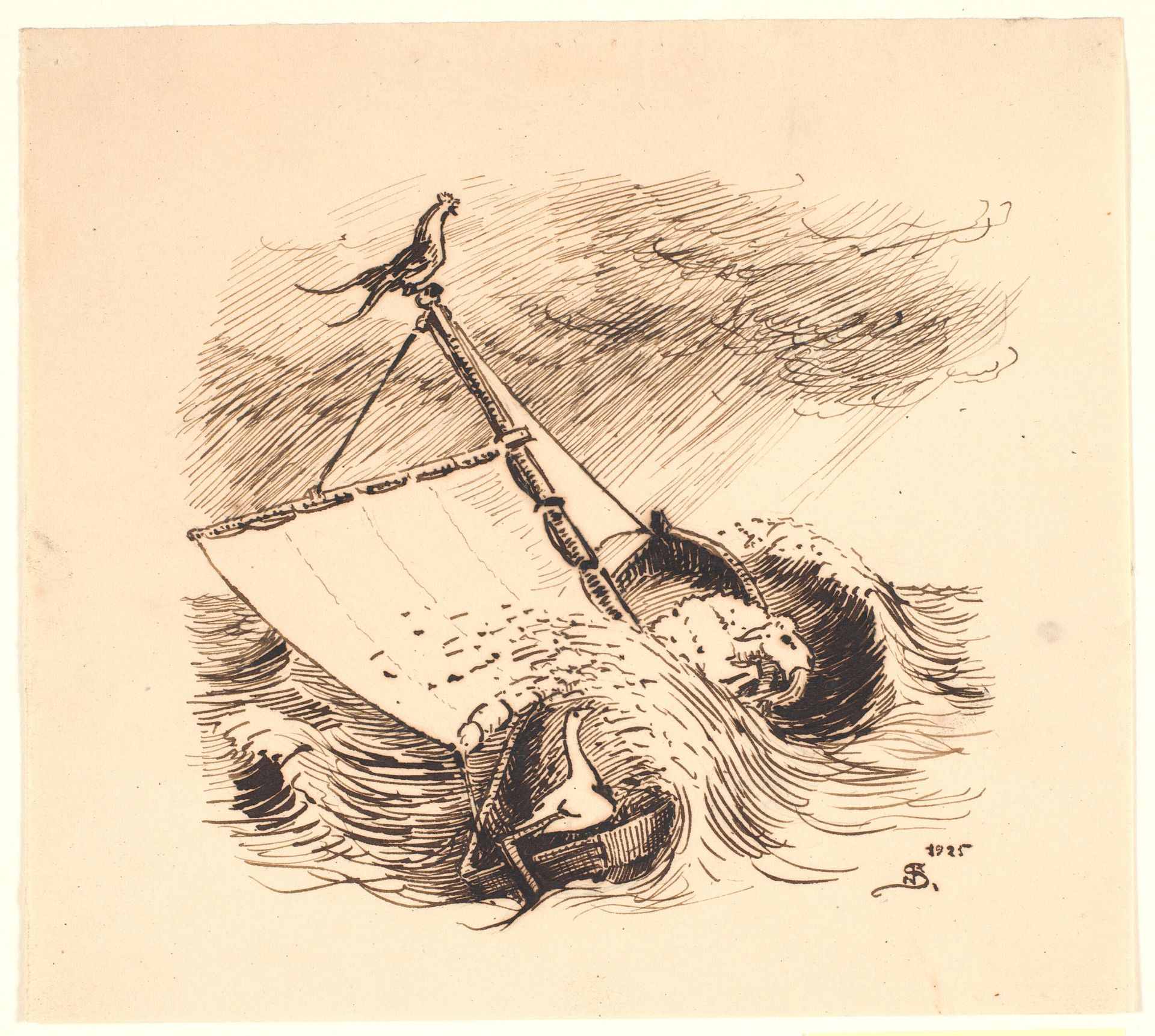 Dyrenes sørejse by Niels Skovgaard