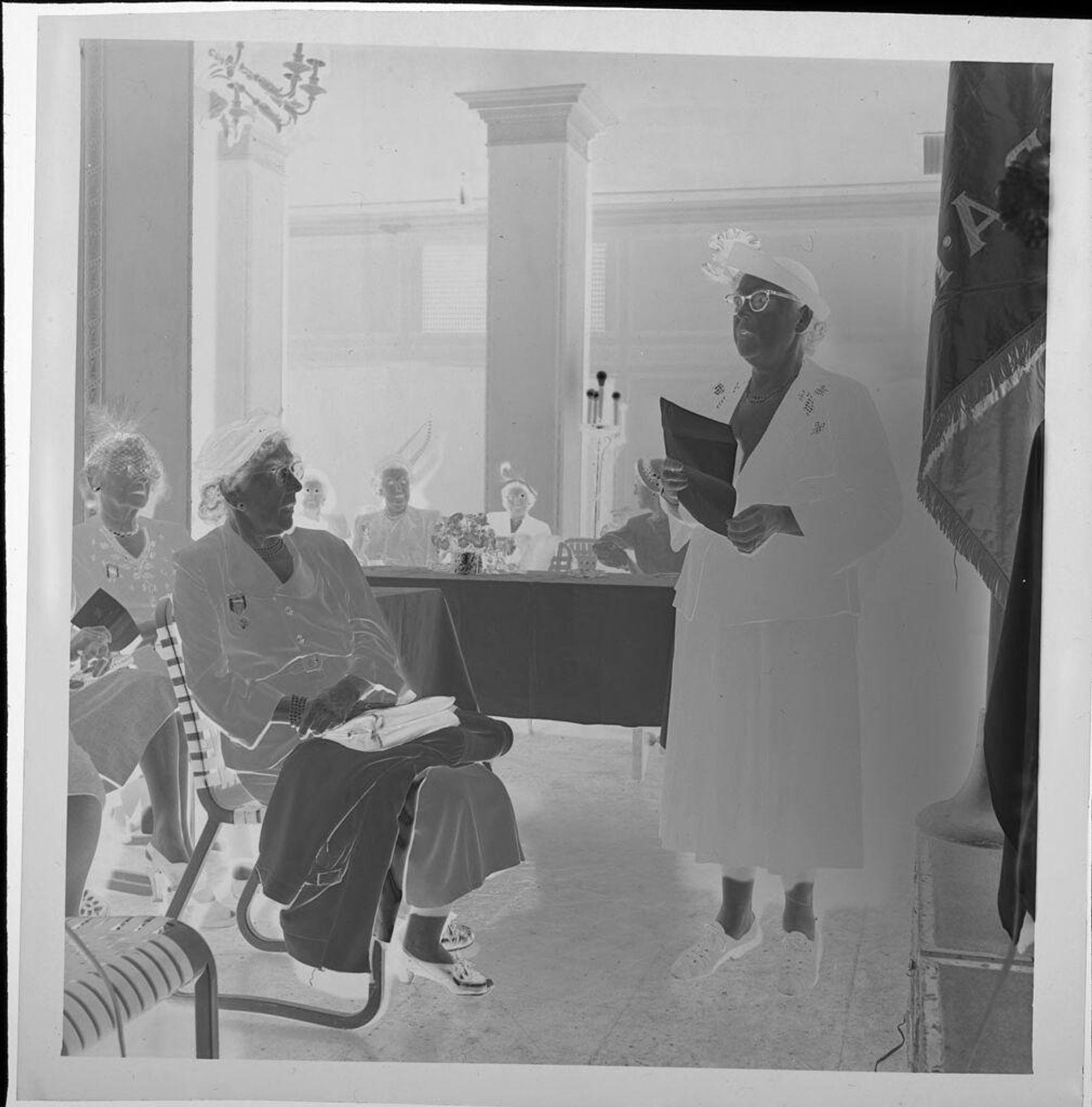 Untitled (women at Women's Club meeting) by Jack Gould