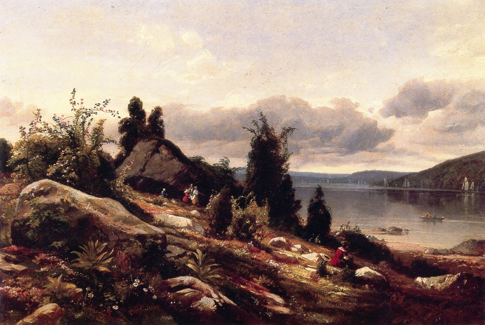 Spring Day on the Hudson by William Hart