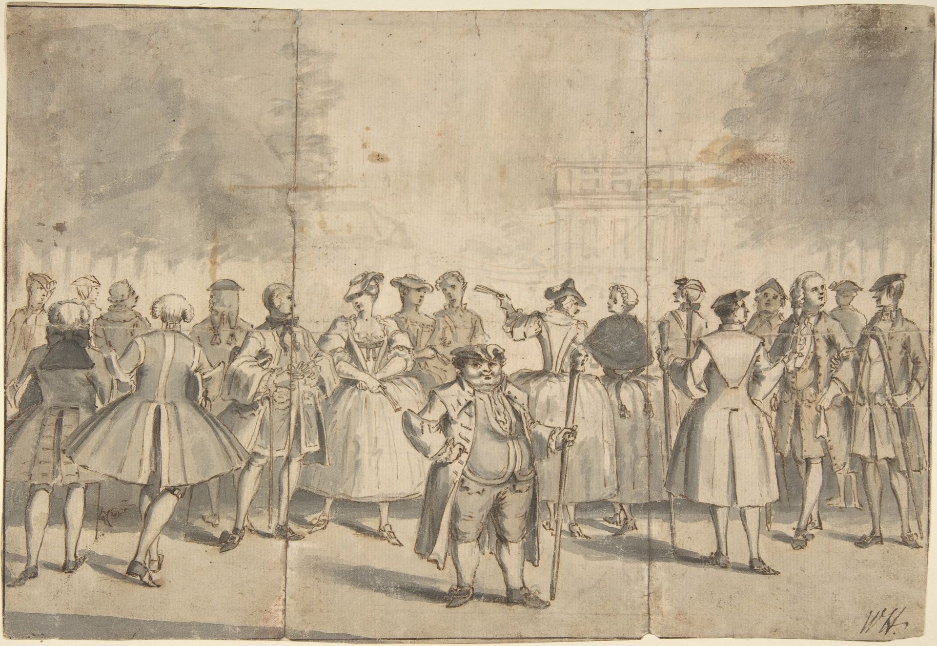 Taste a la Mode in the Year 1753 by Louis Pierre Boitard