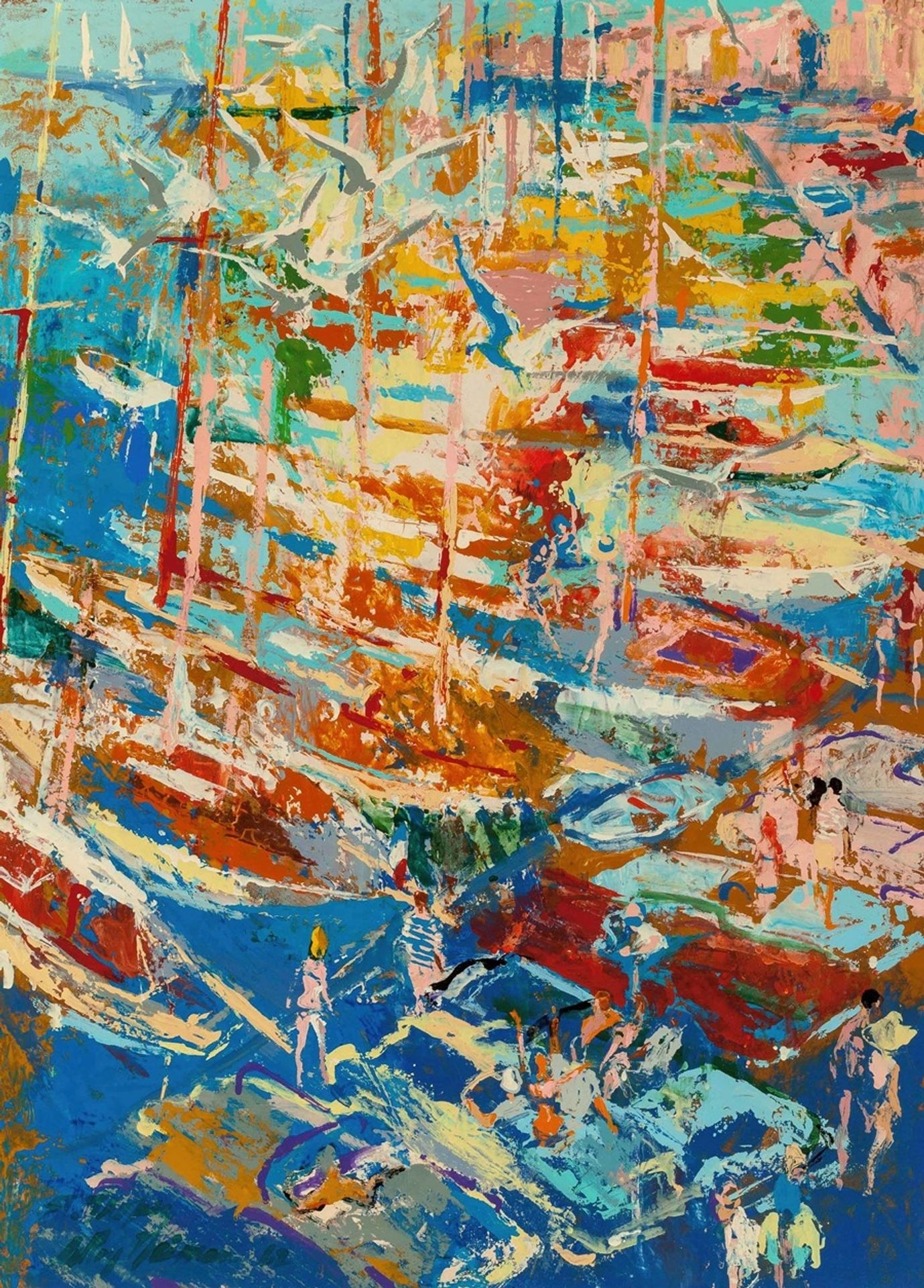 St. Tropez by LeRoy Neiman