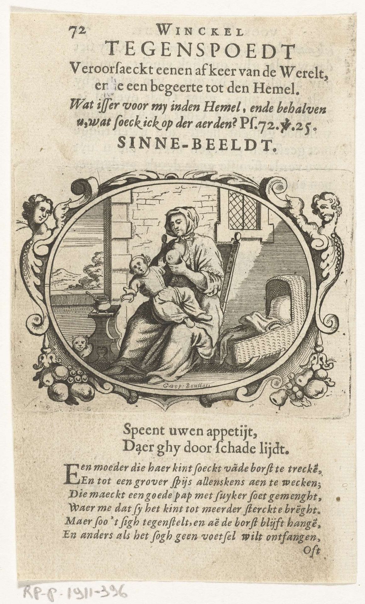 Tegenspoed doet ons naar de hemel verlangen by Gaspar Bouttats