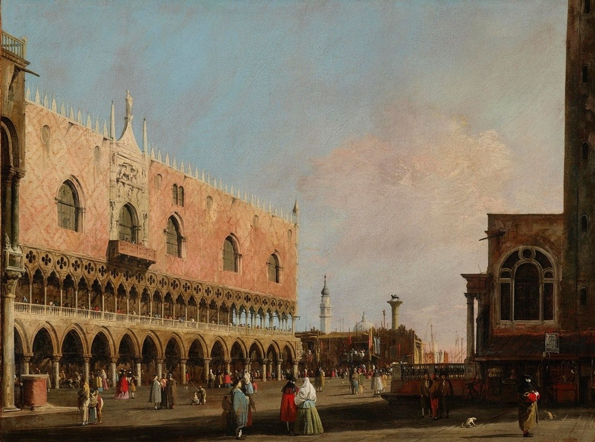 View of the Piazzetta San Marco Looking South by Canaletto