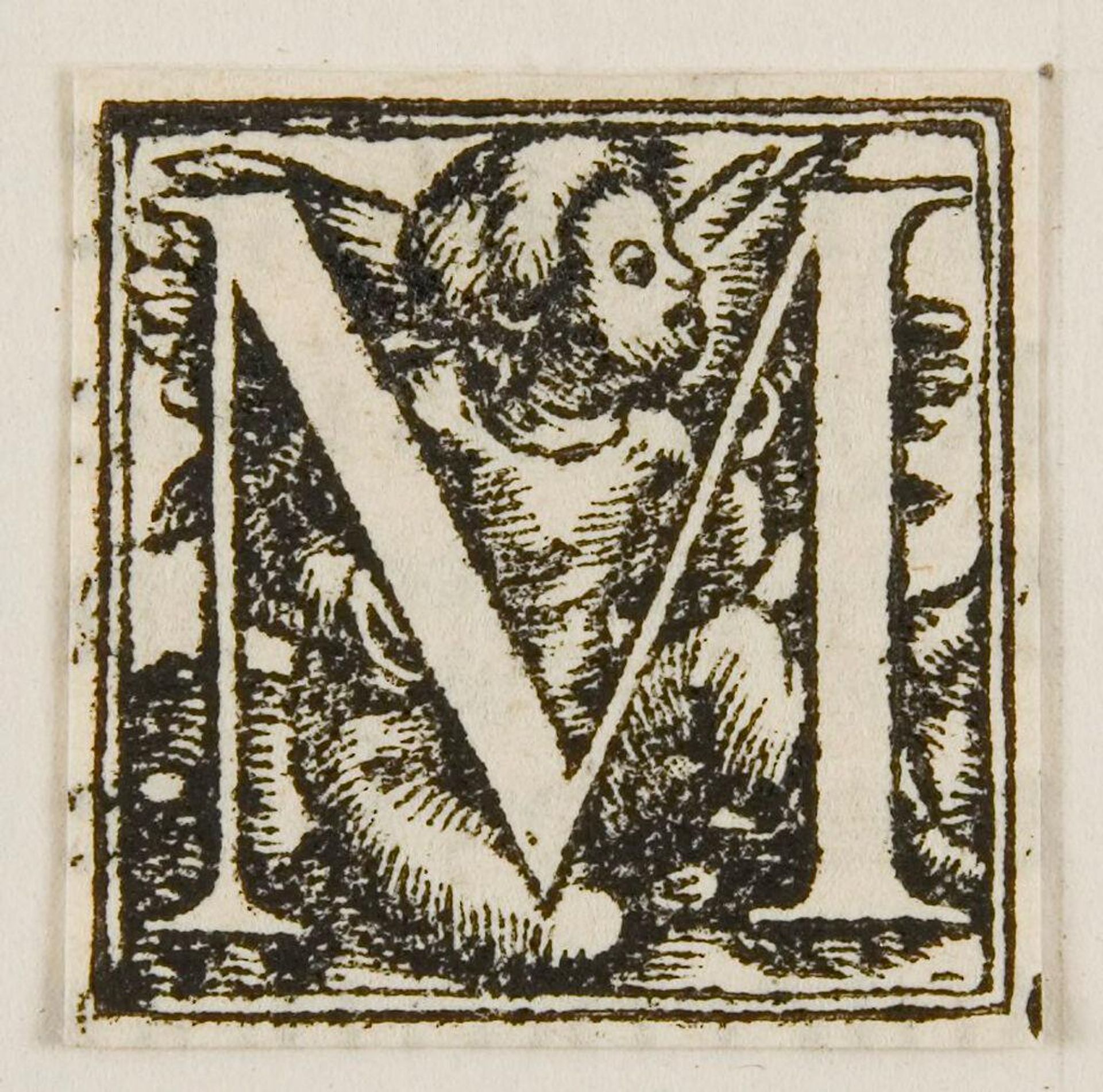 Letter M by Hans Holbein the Younger