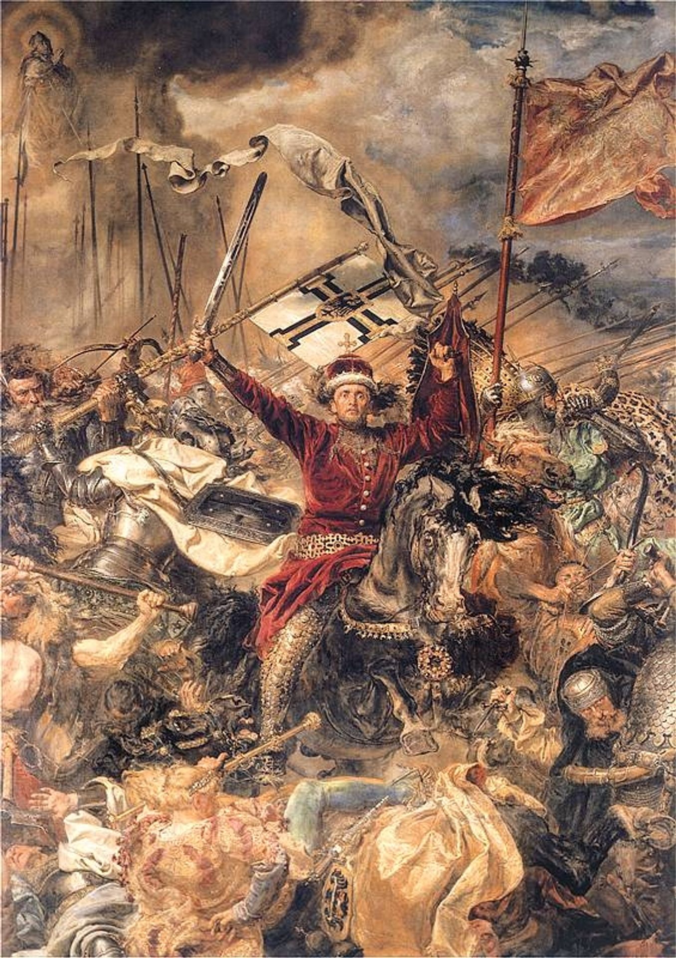 Battle of Grunwald, Witold  (detail) by Jan Matejko