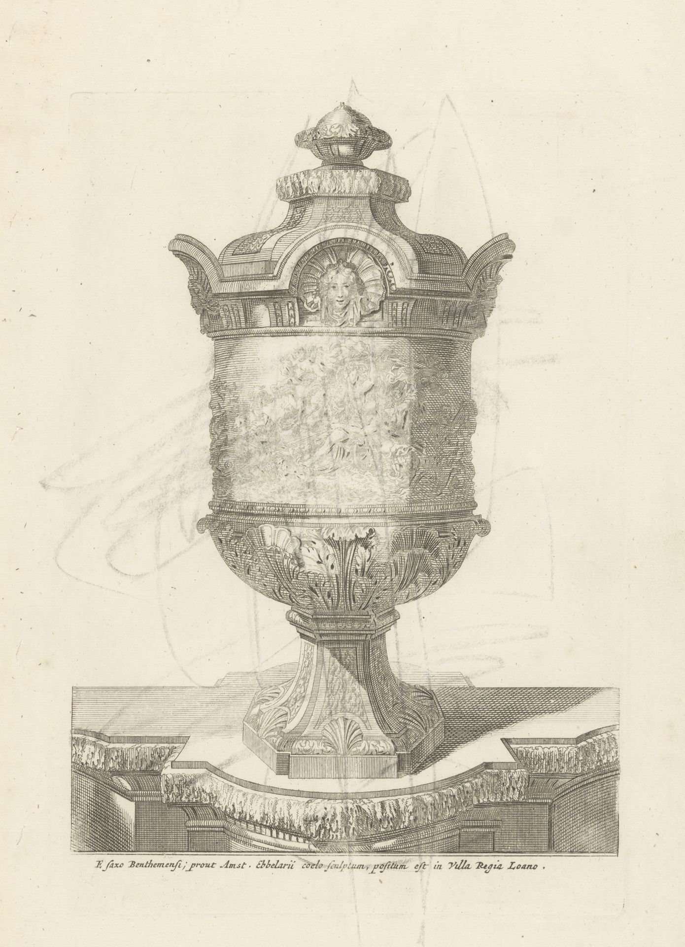 Vaas met de triomf van Amphitrite by Anonymous