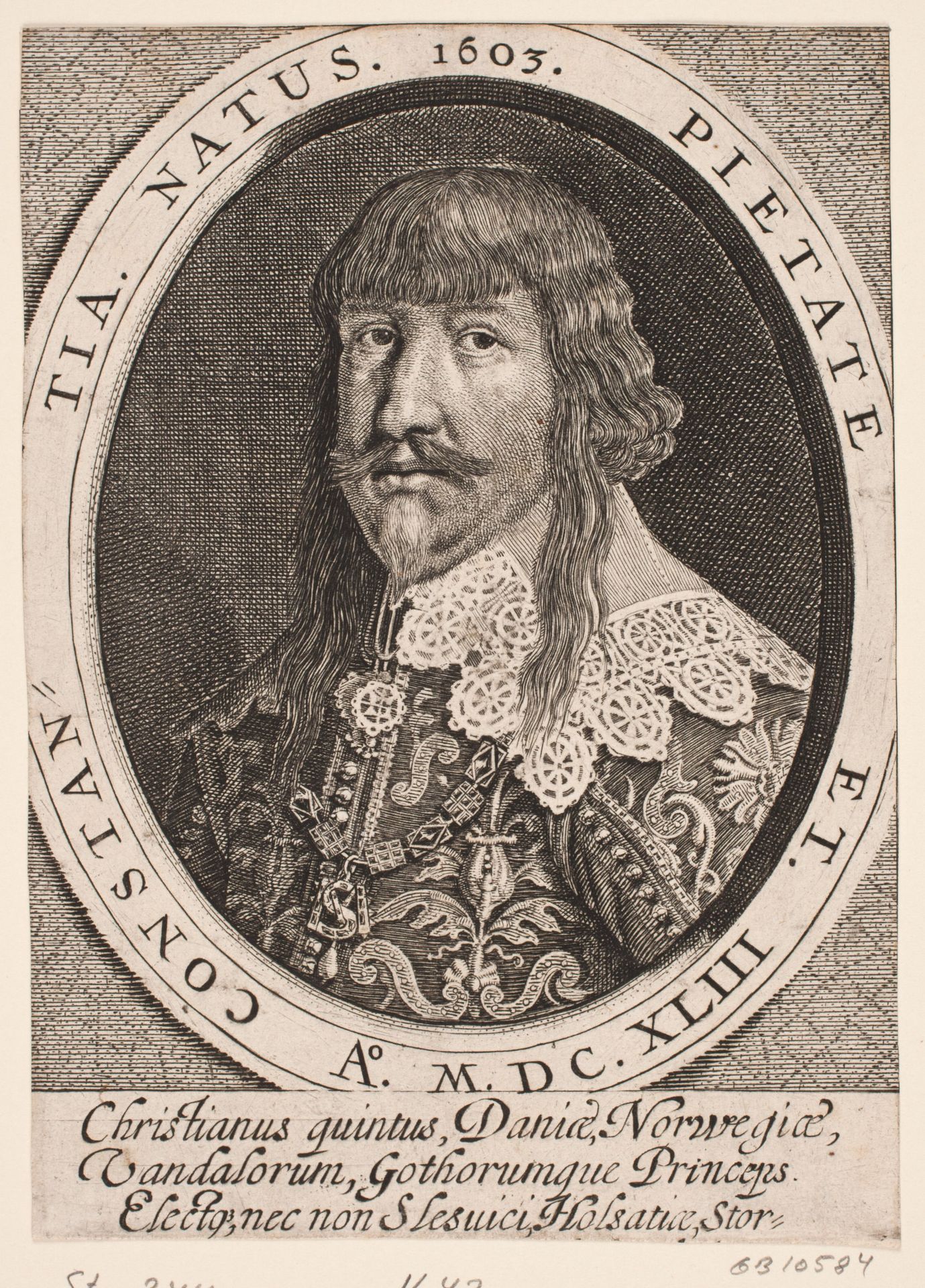 Den udvalgte prins Christian by Simon de Pas