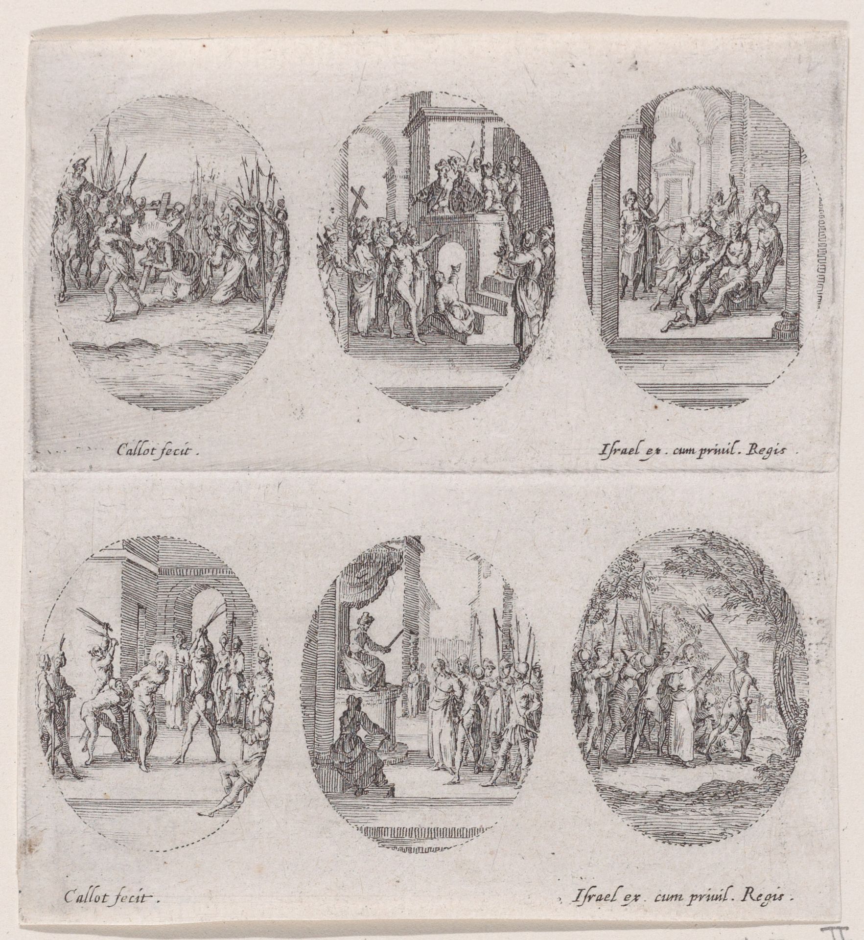 Frontispiece, from Variae tum Passionis Christi tum vitae beatae Mariae Virginis; Les Mystères de la Passion suite appelée aussi Mystères de la Vie de Jésus et Mystères de la Vie de Jésus et de la Vie de la Ste. Vierge (The Mysteries of the Passion, also called the Mysteries of the Life of Jesus, and the Mysteries of the Life of Jesus and of the Virgin) by Abraham Bosse