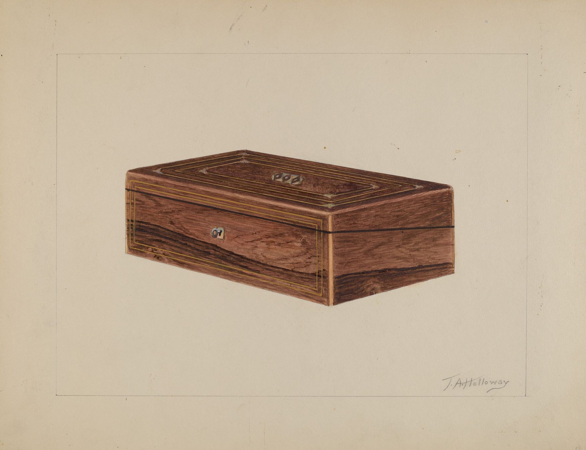 Folding Desk by Thomas Holloway