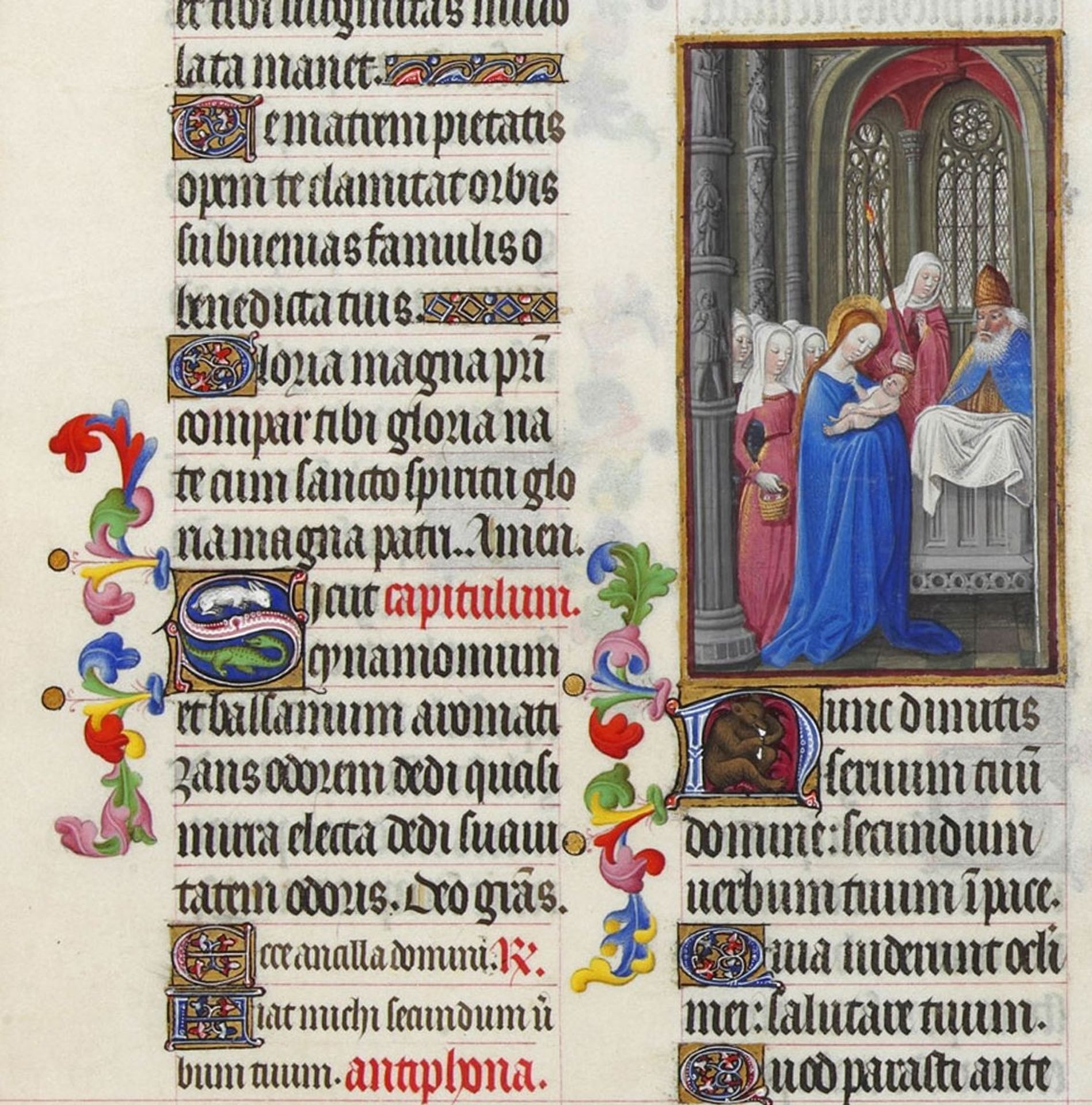 The Presentation in the Temple by Limbourg brothers