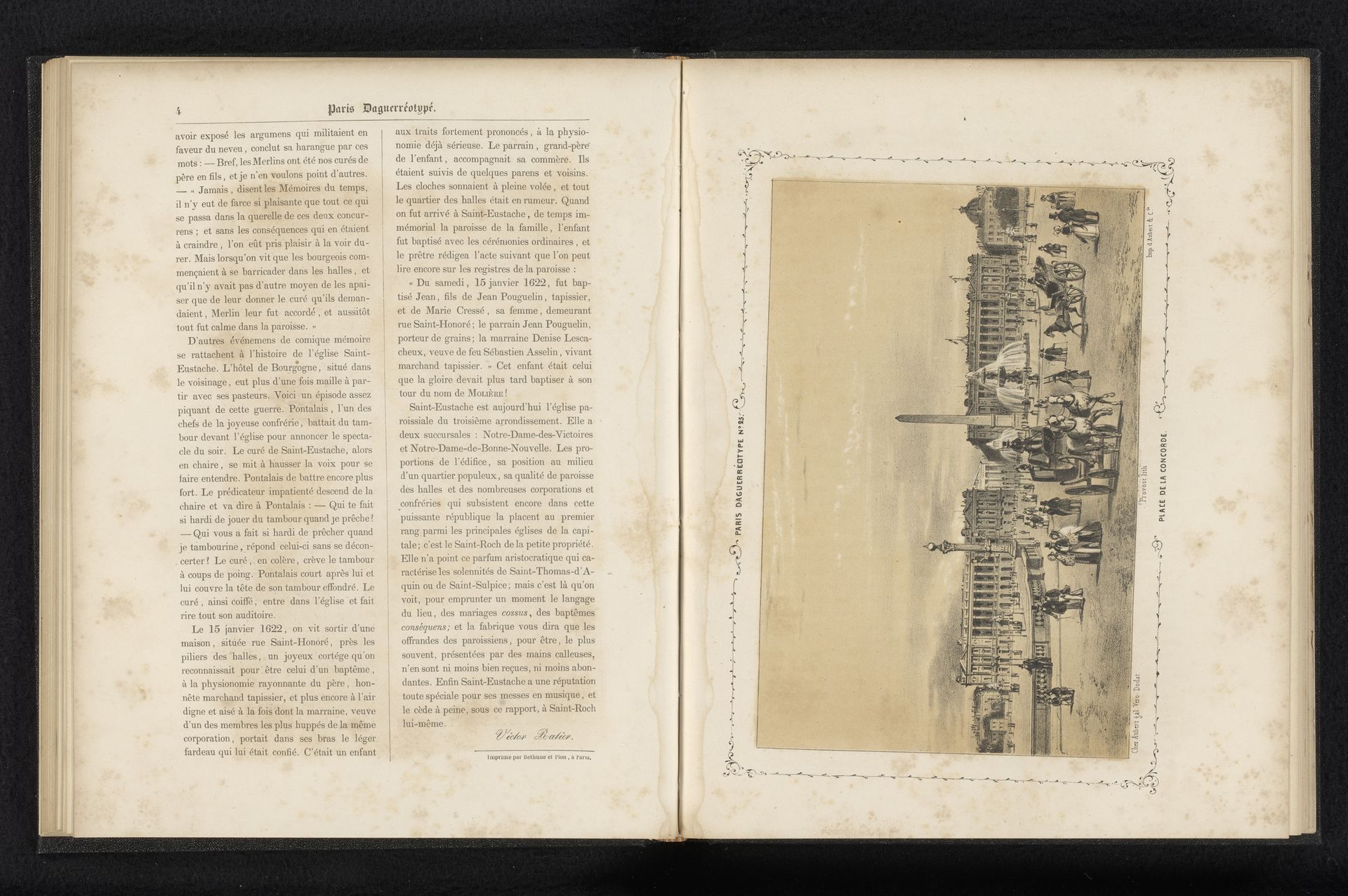 Place de la Concorde in Parijs by A. Provost