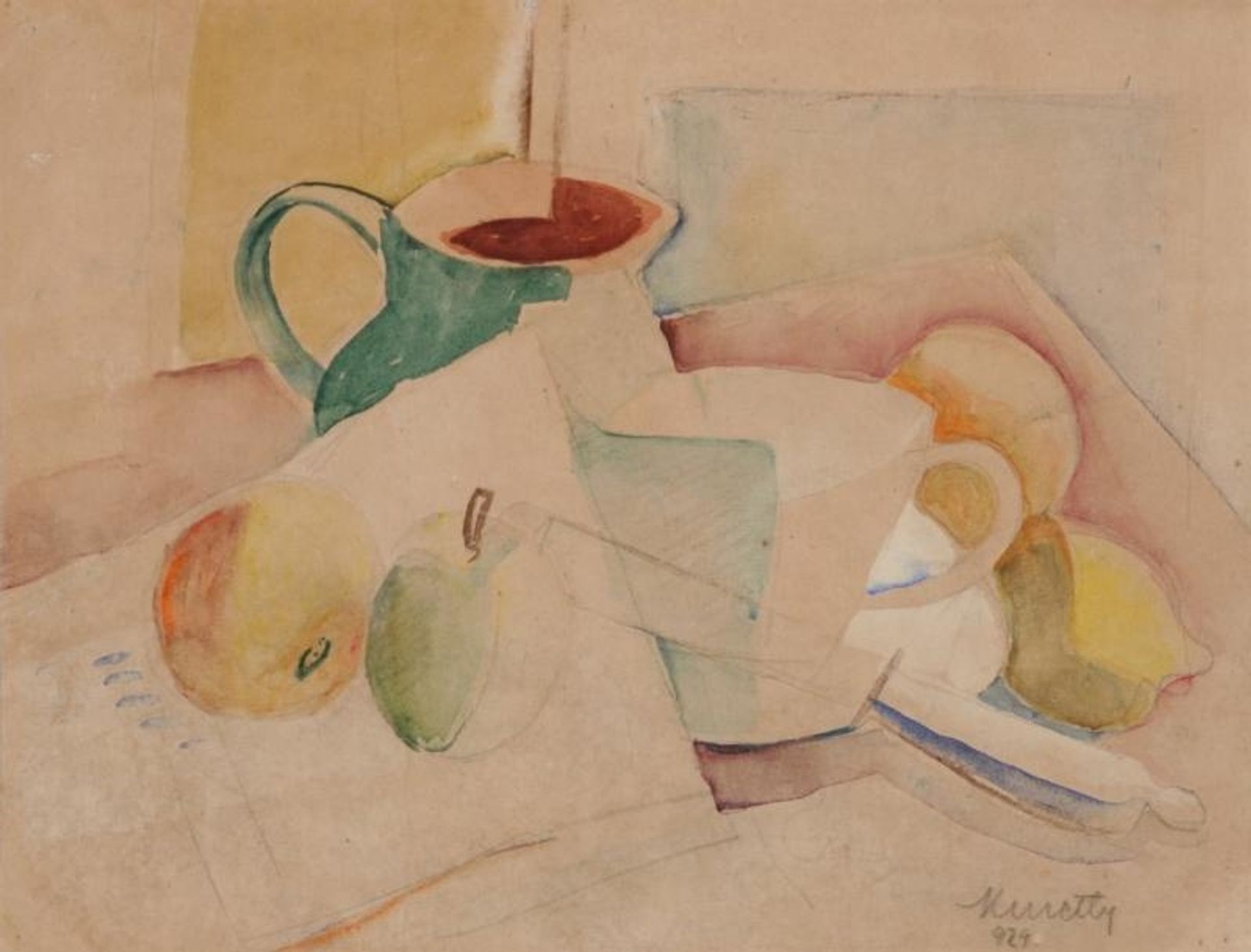 Still Life with Jug by Kmetty János