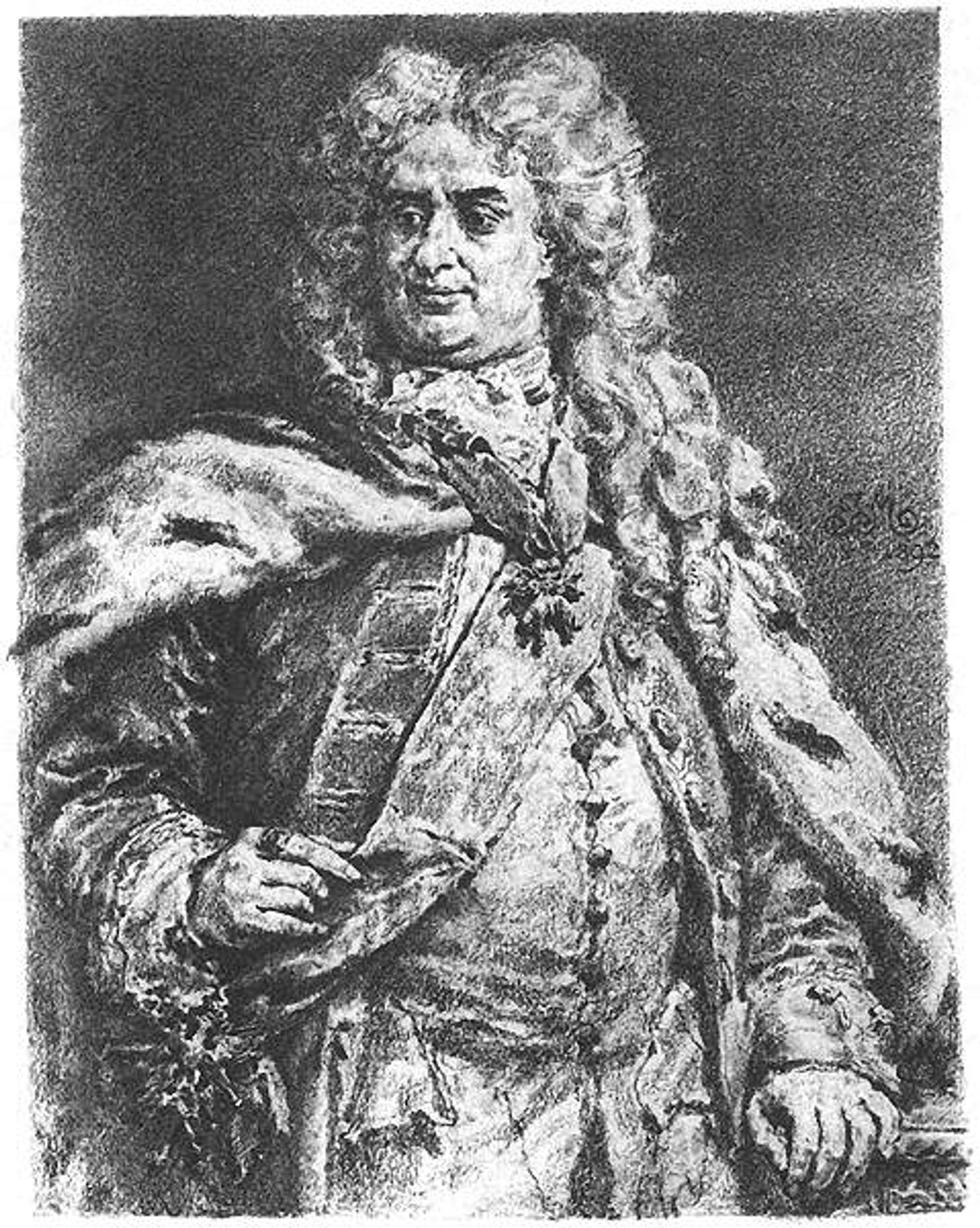 Augustus II the Strong by Jan Matejko