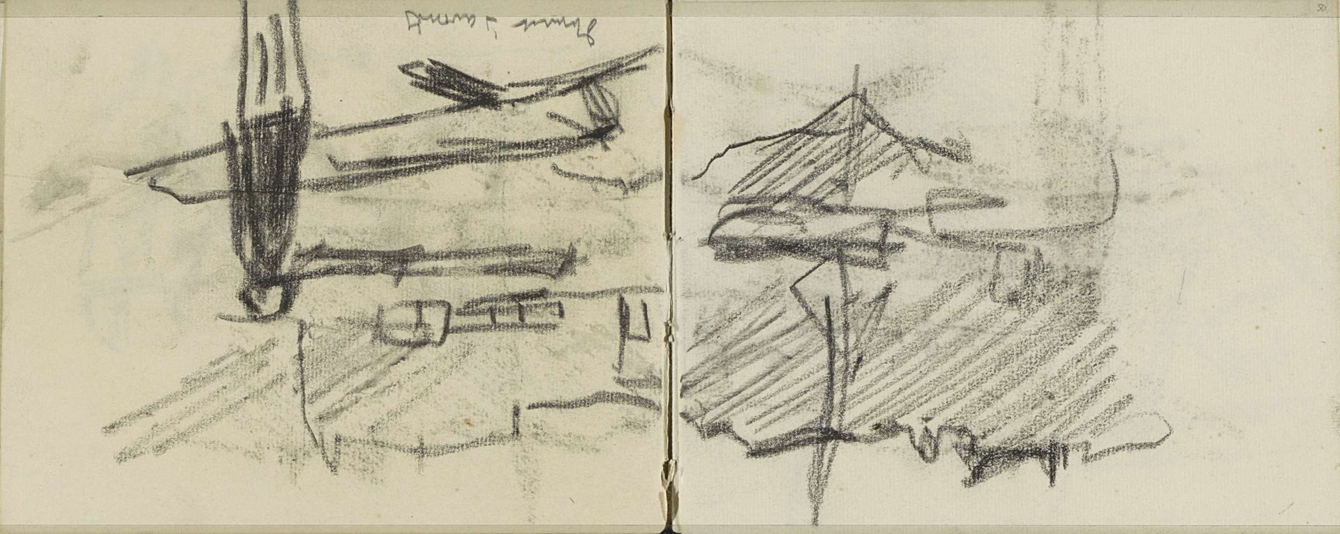 Gezicht op het Damrak te Amsterdam bij avond by George Hendrik Breitner