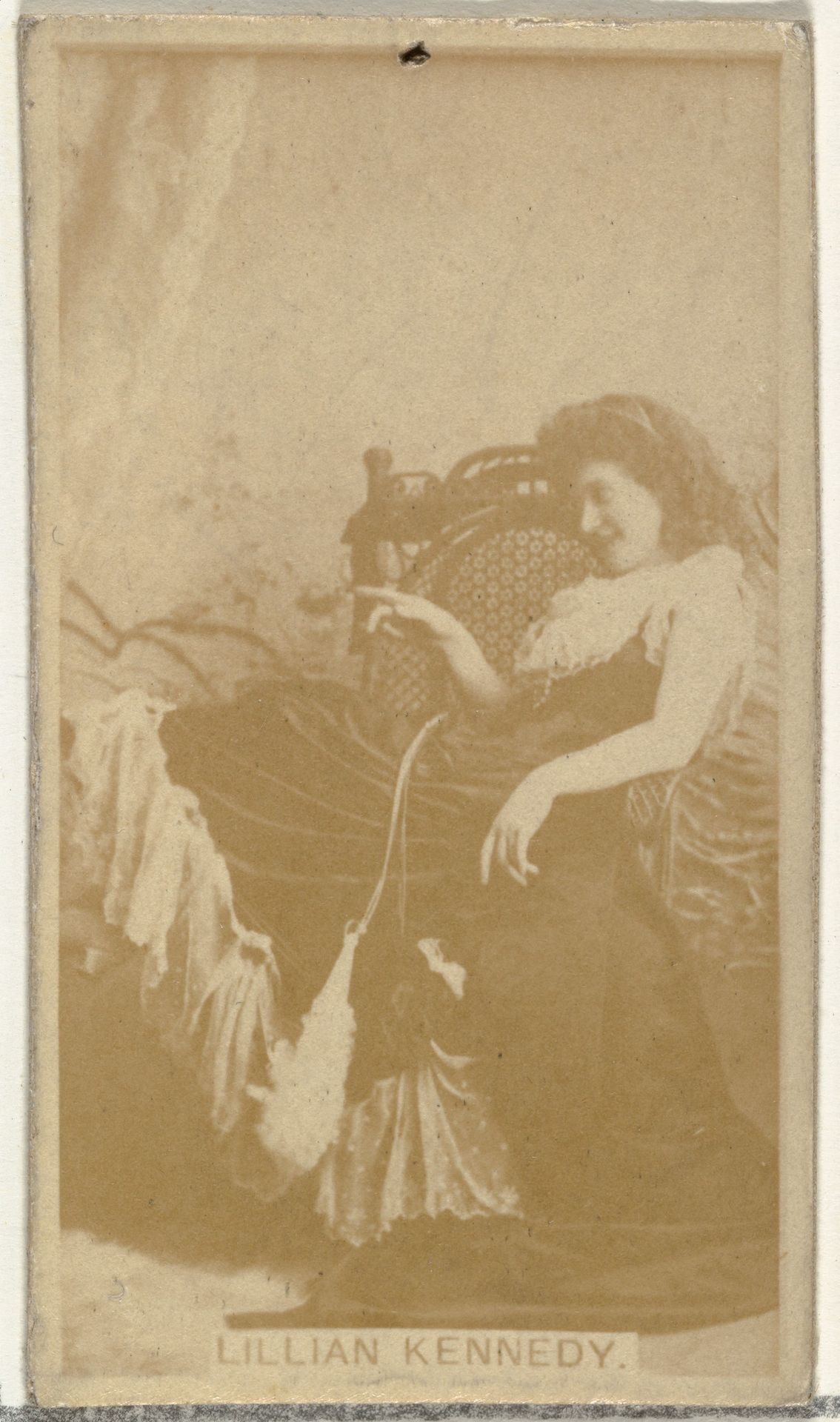 Lillian Kennedy, from the Actors and Actresses series (N145-8) issued by Duke Sons & Co. to promote Duke Cigarettes by W. Duke, Sons & Co.