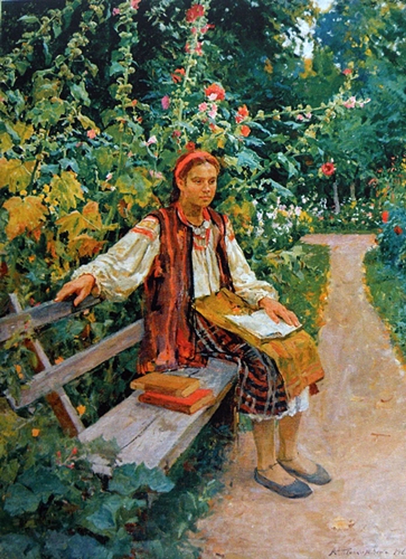 Youth of the Poetess by Karpo Trokhymenko