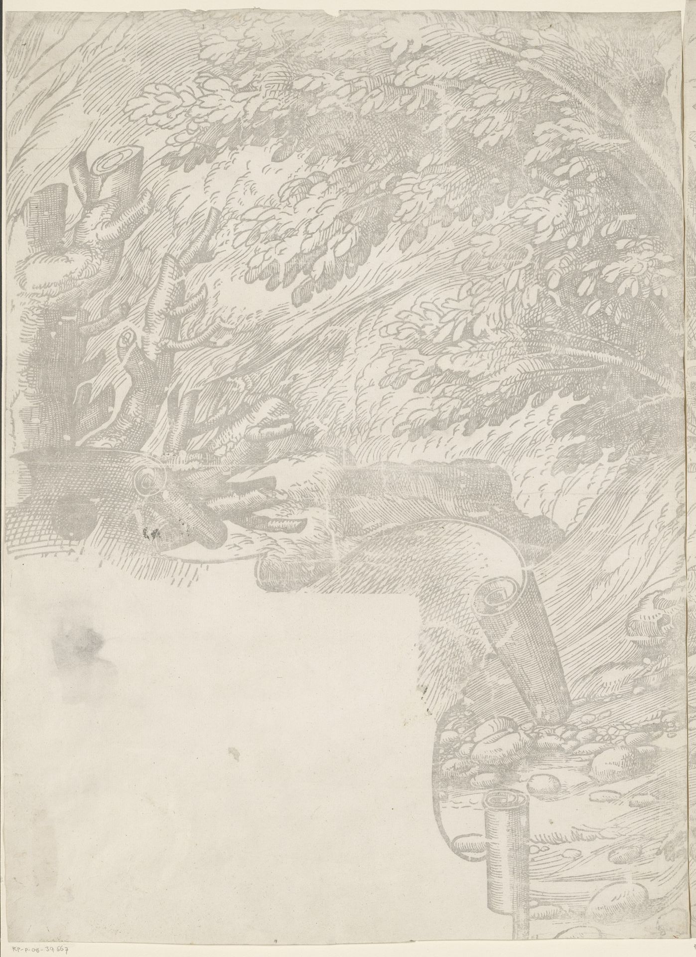 Martelaarschap van de tienduizend (vijfde deel) by Domenico Campagnola
