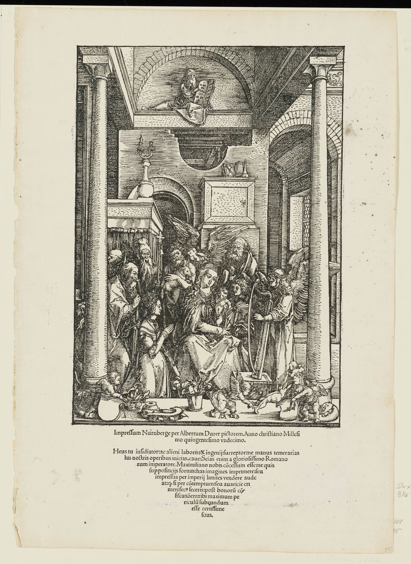 The Adoration of the Virgin by Albrecht Durer