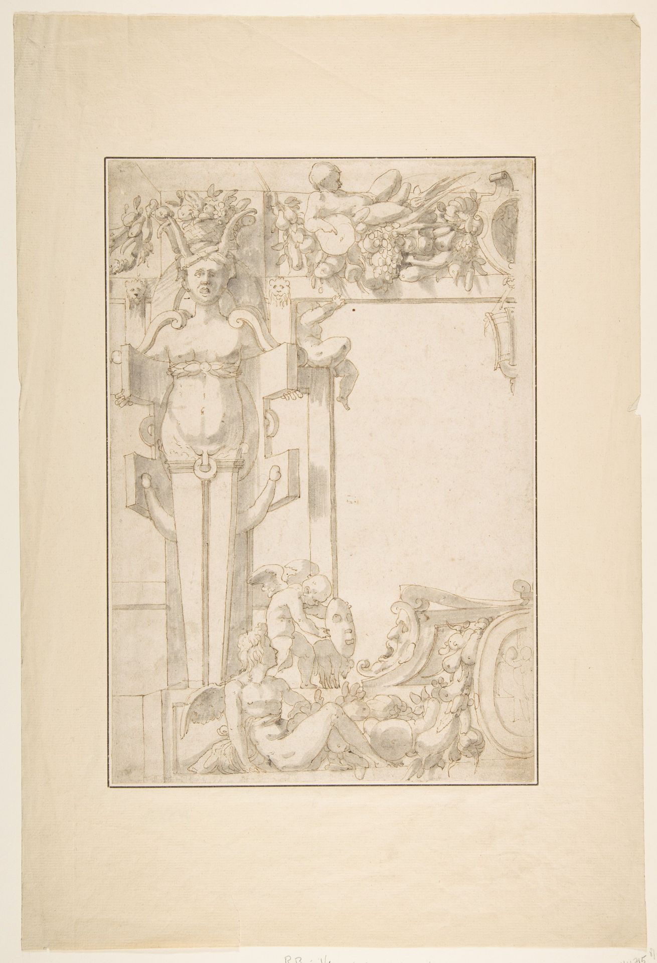 Design for a Wall Decoration by Rosso Fiorentino