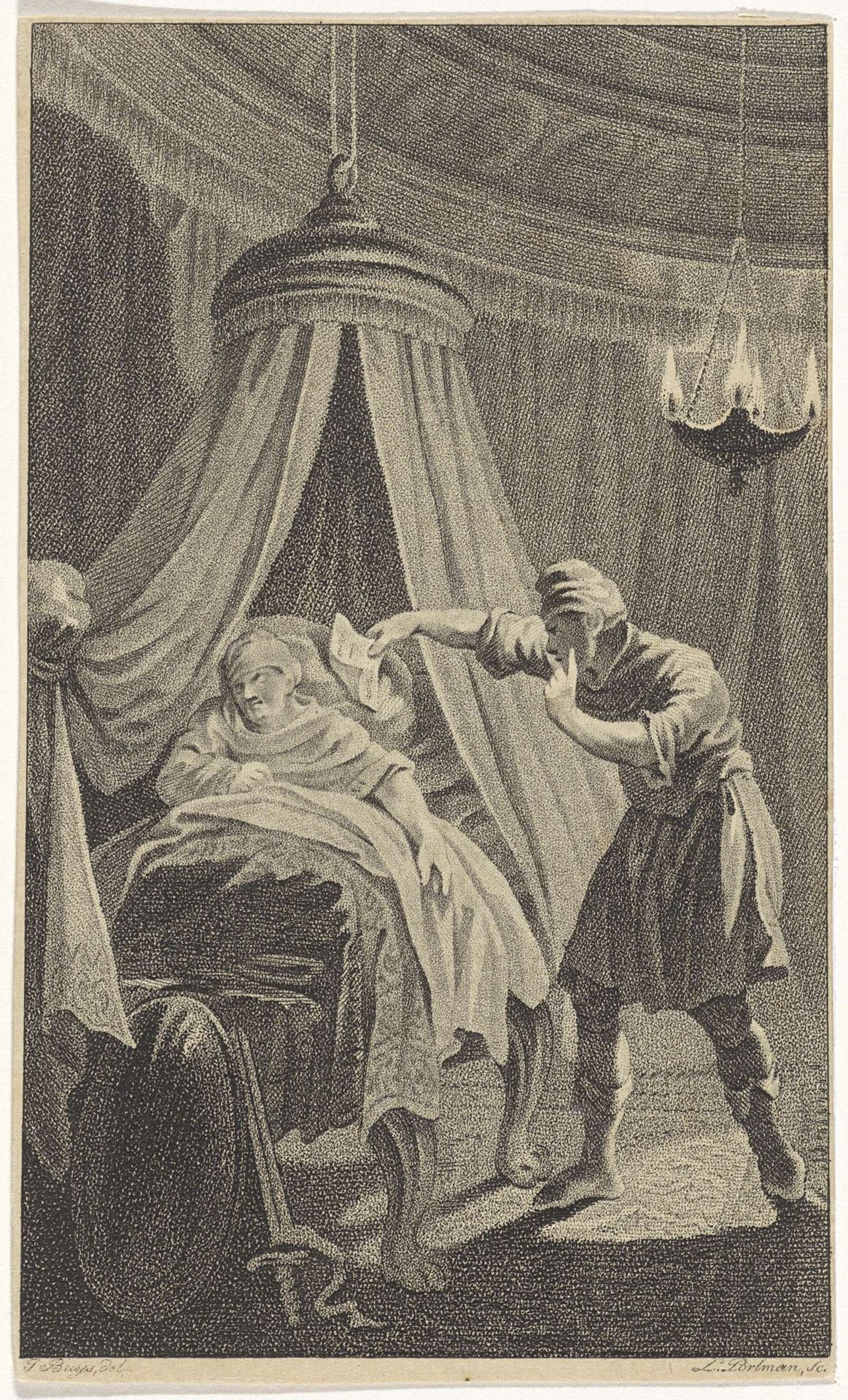 Onvoorzichtigheid van Nabdalsa by Ludwig Gottlieb Portman