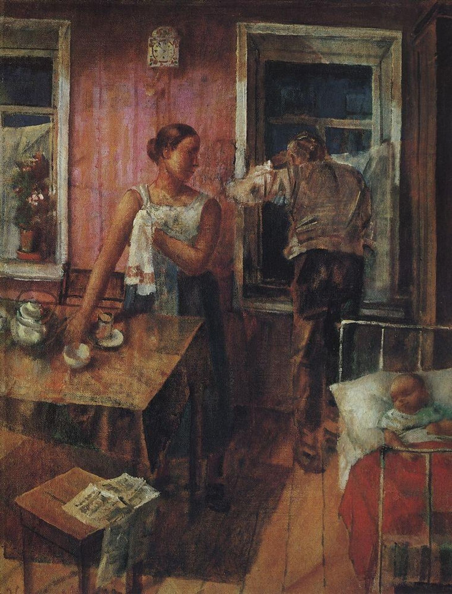 Anxiety by Kuzma Petrov-Vodkin