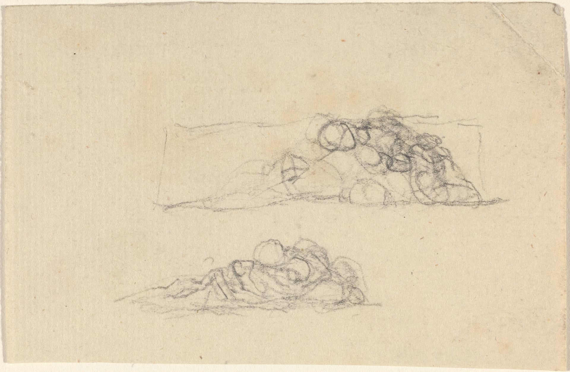 Two Groups of Huddled Figures by John Flaxman