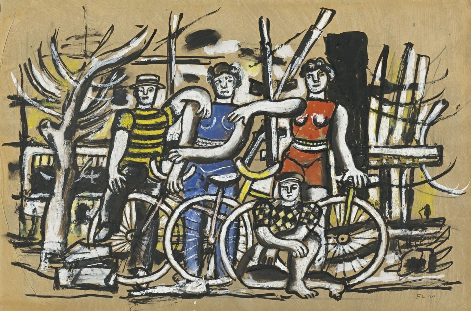 L’Équipe by Fernand Léger