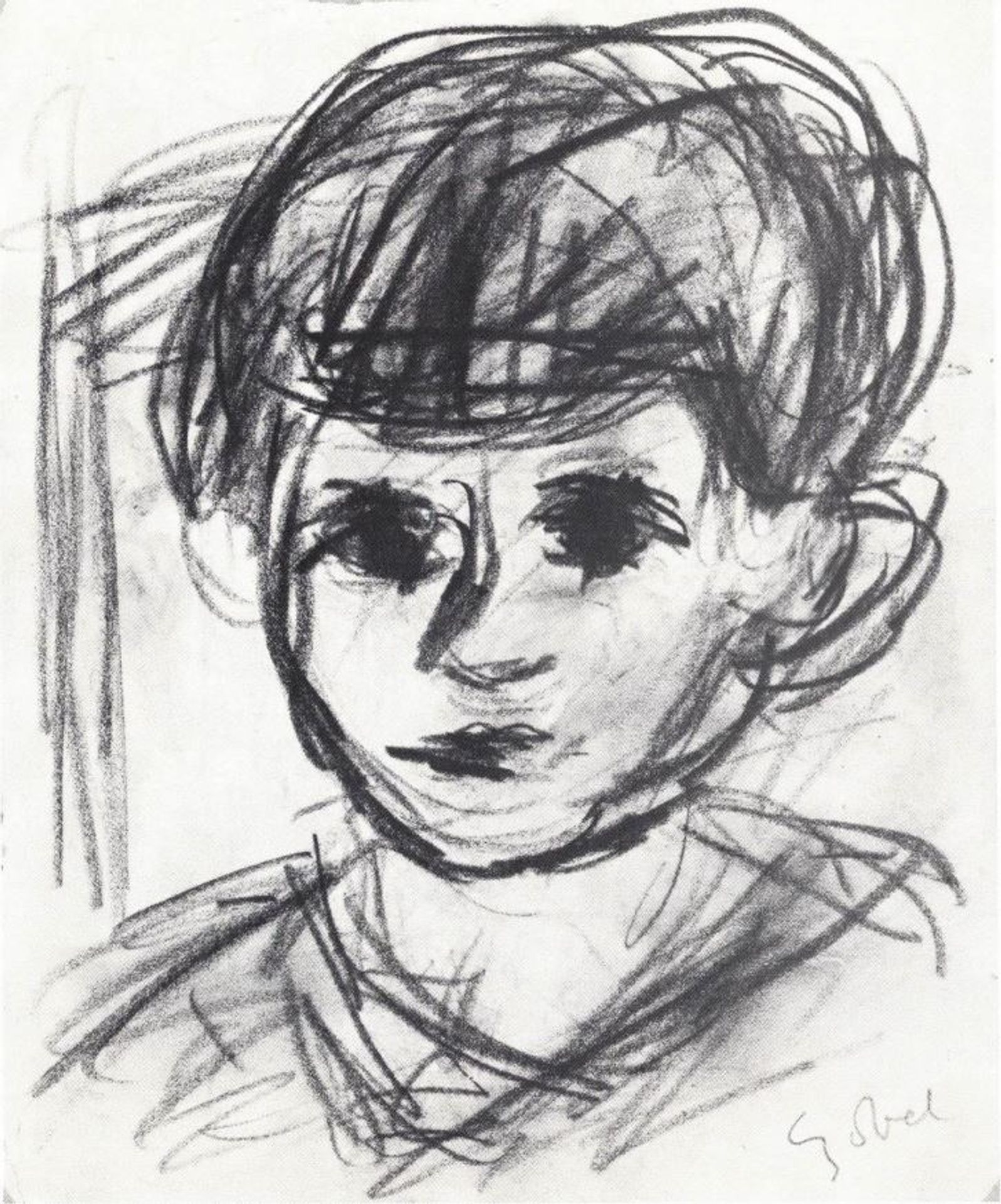 Bela Czobel Head of Boy by Bela Czobel
