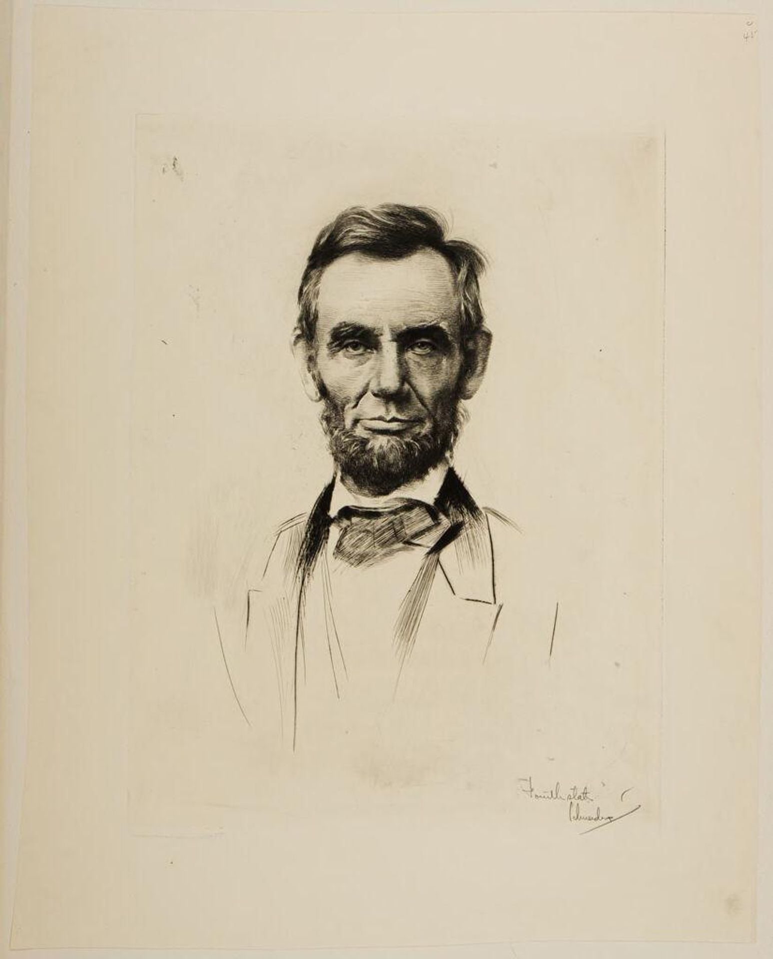 Abraham Lincoln by Otto J. Schneider
