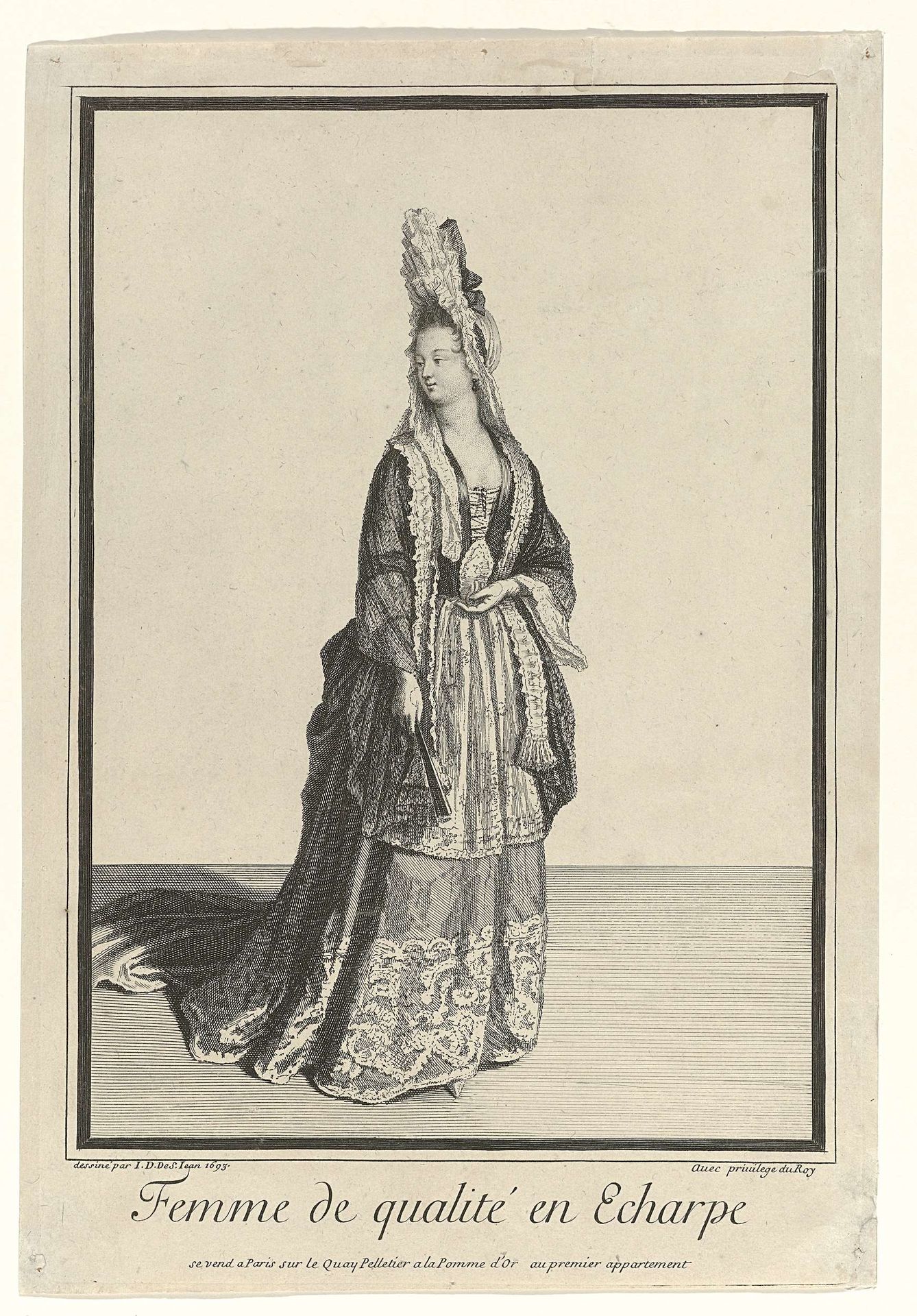 Femme de qualité en Echarpe by Dieu de Saint Jean