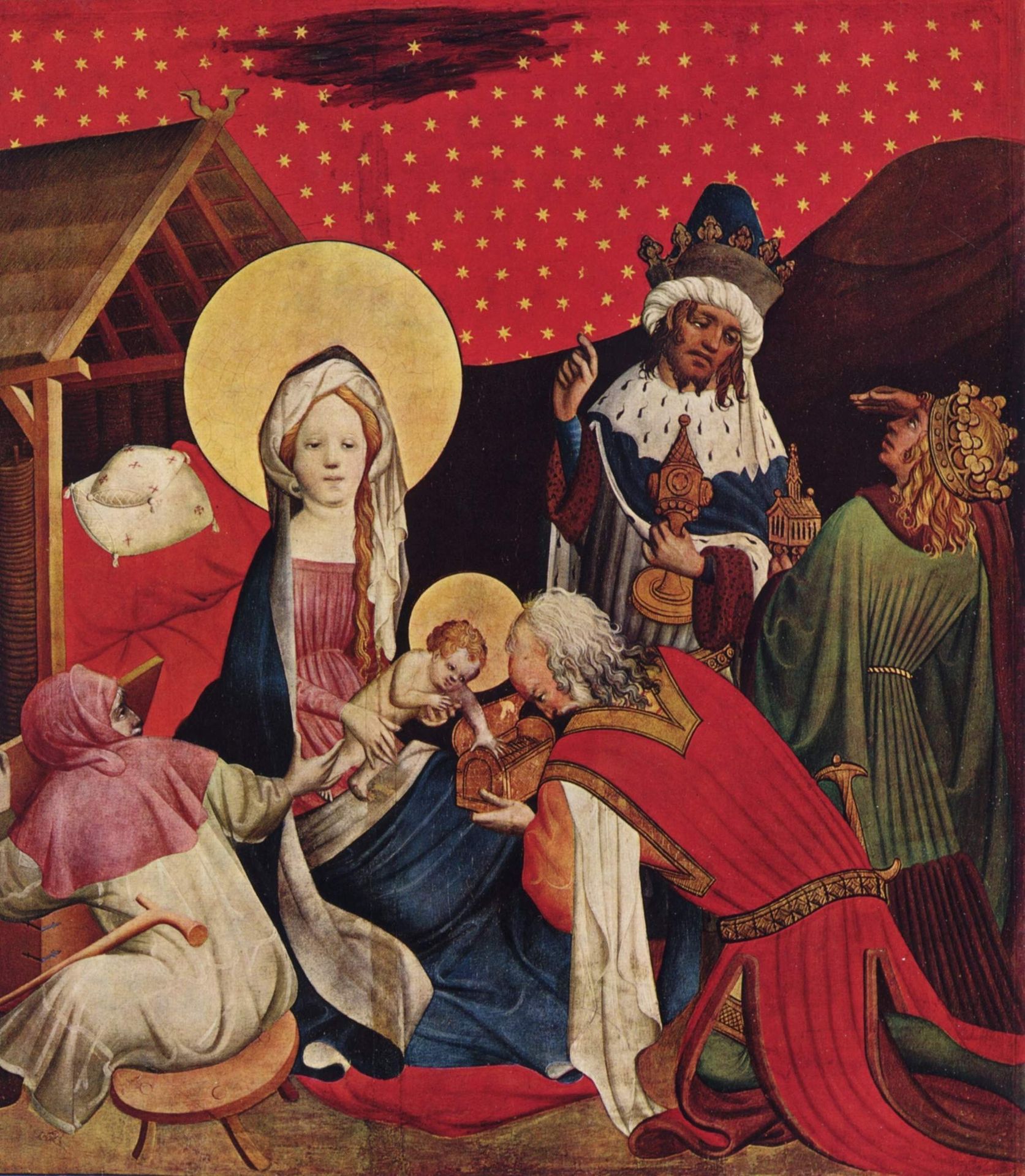 Adoration of the Magi from the St Thomas Altarpiece by Master Francke