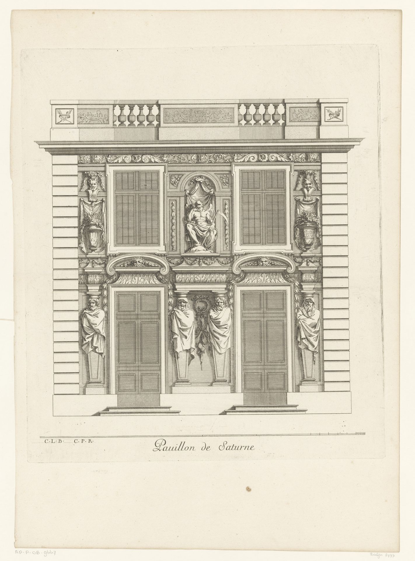 Paviljoen van Saturnus by Louis de Châtillon