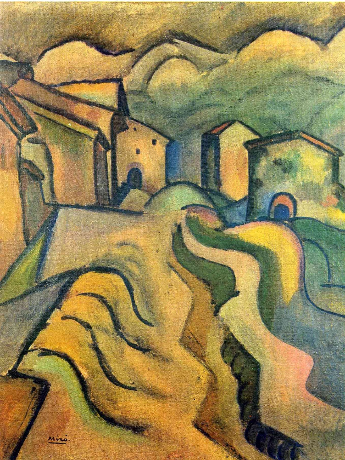 Paseo a la ciudad by Joan Miró