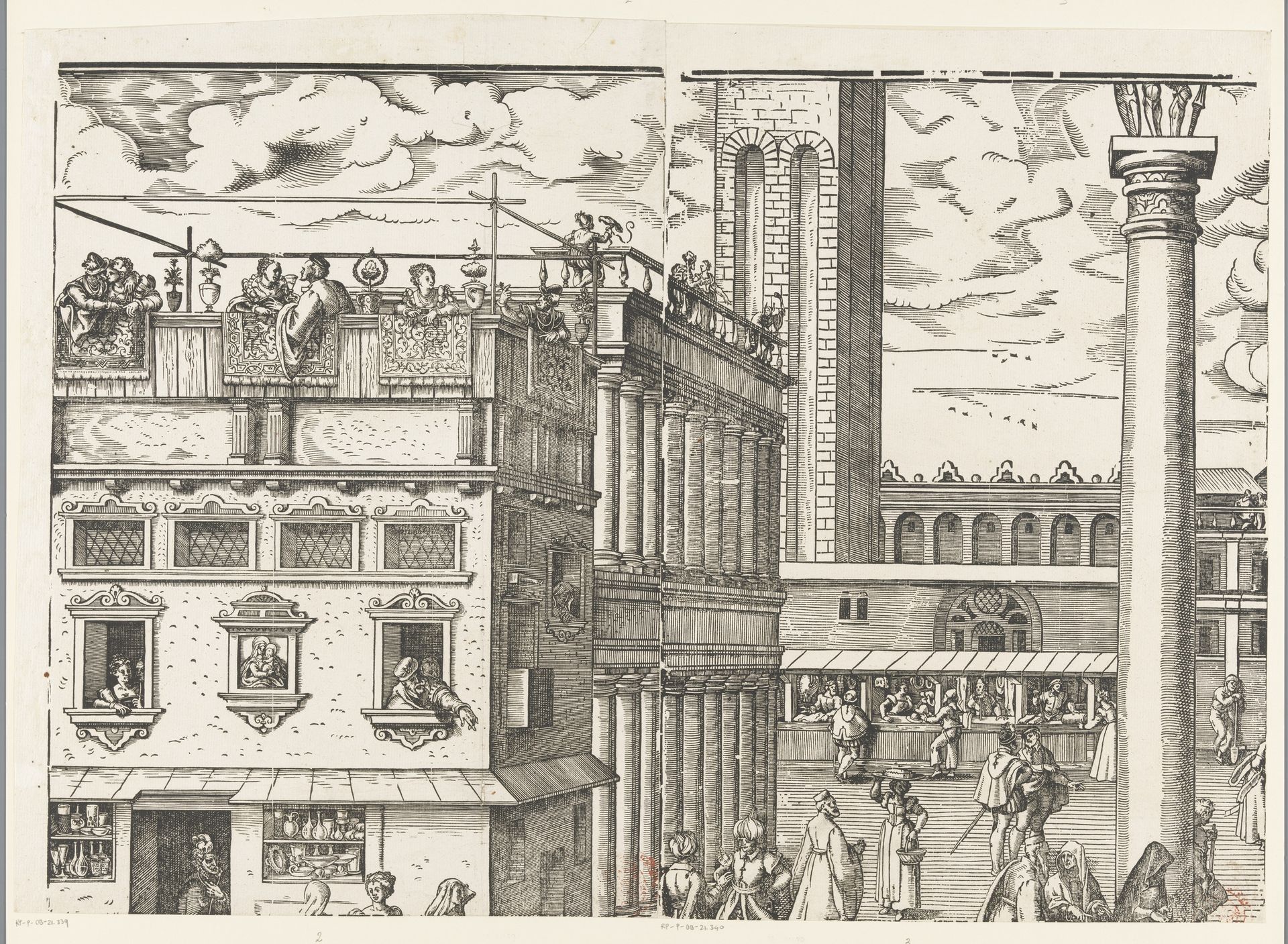 Festa della Sensa (tweede gedeelte) by Jost Amman