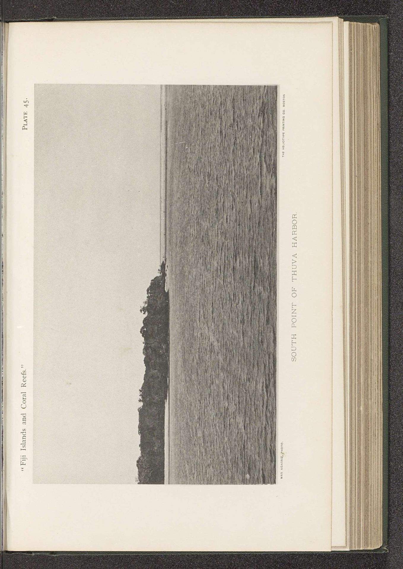 Gezicht op een haven van Viti Levu by Maximilian Agassiz
