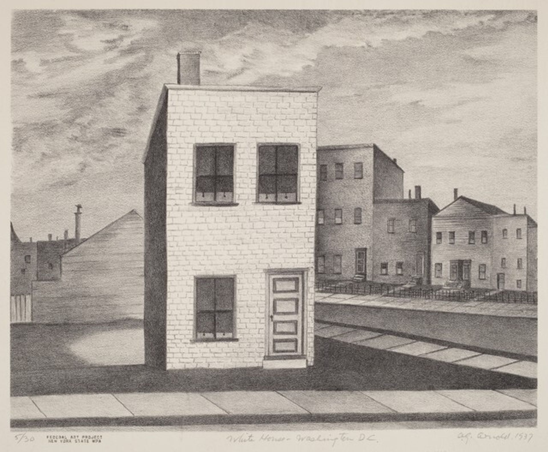 White House - Washington D.C. by A. Grant Arnold