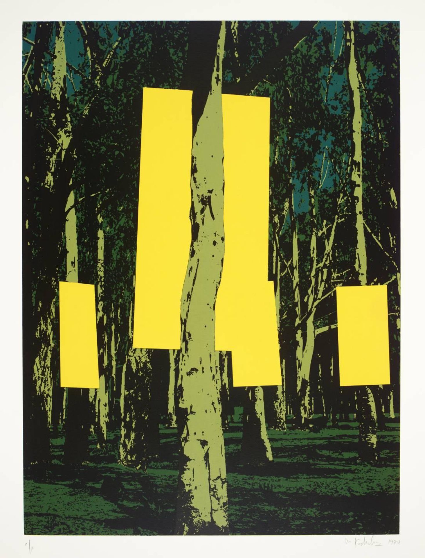 [title not known] by  Menashe Kadishman