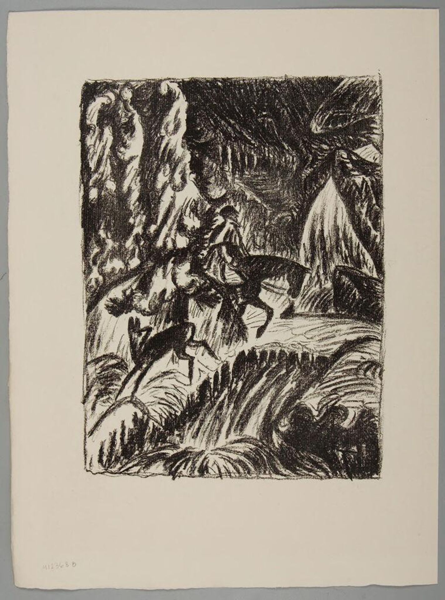 Winter journey in the Harz Mountains 2: The Deer by Ernst Barlach
